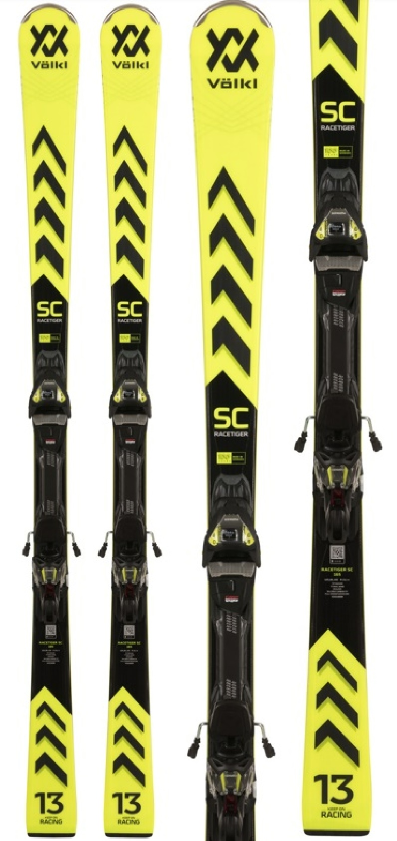 Völkl Racetiger SC Yellow Skiset 2024