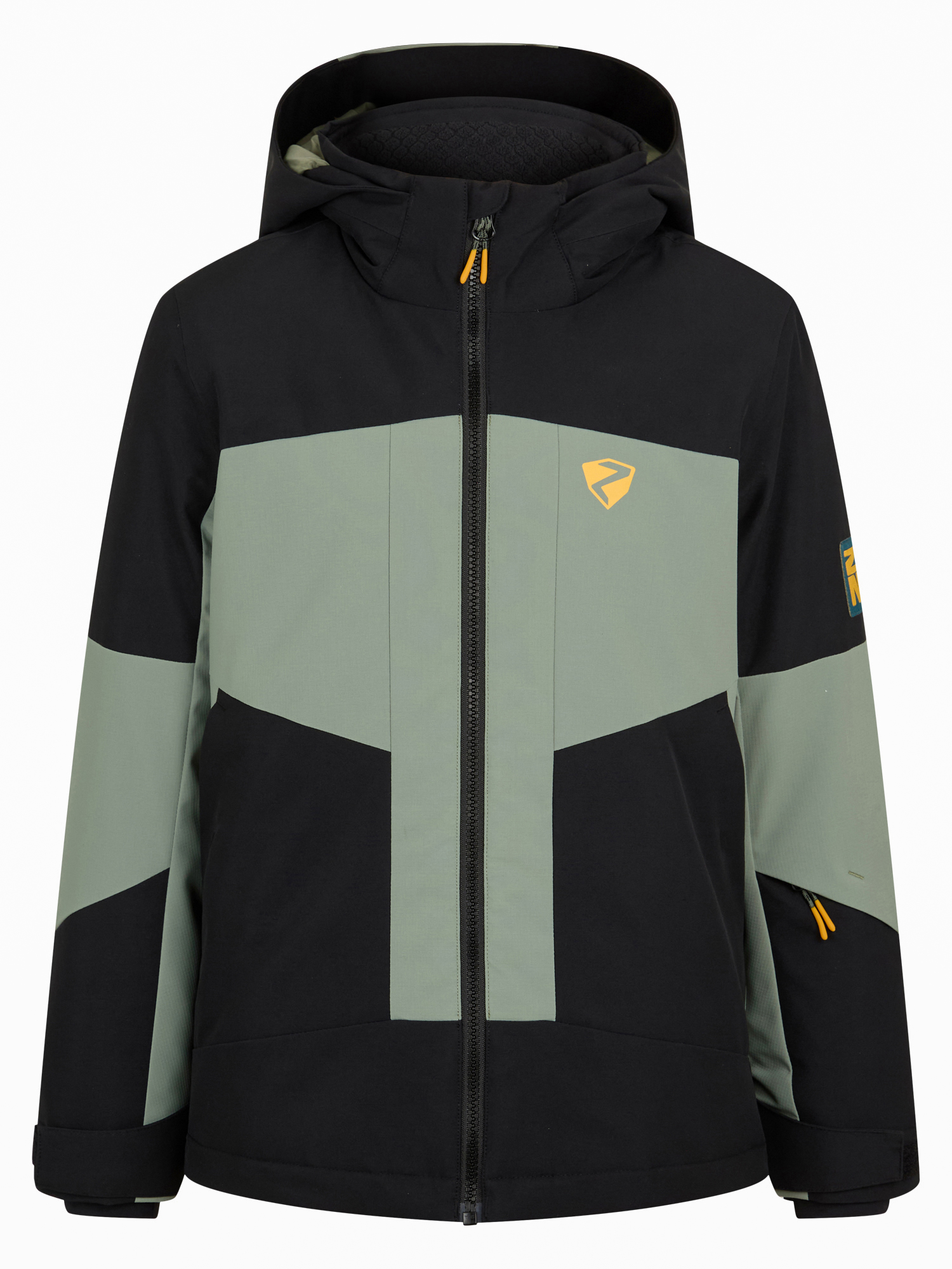 Ziener Kinder Schneejacke AGIMO-Z dusty green ripstop