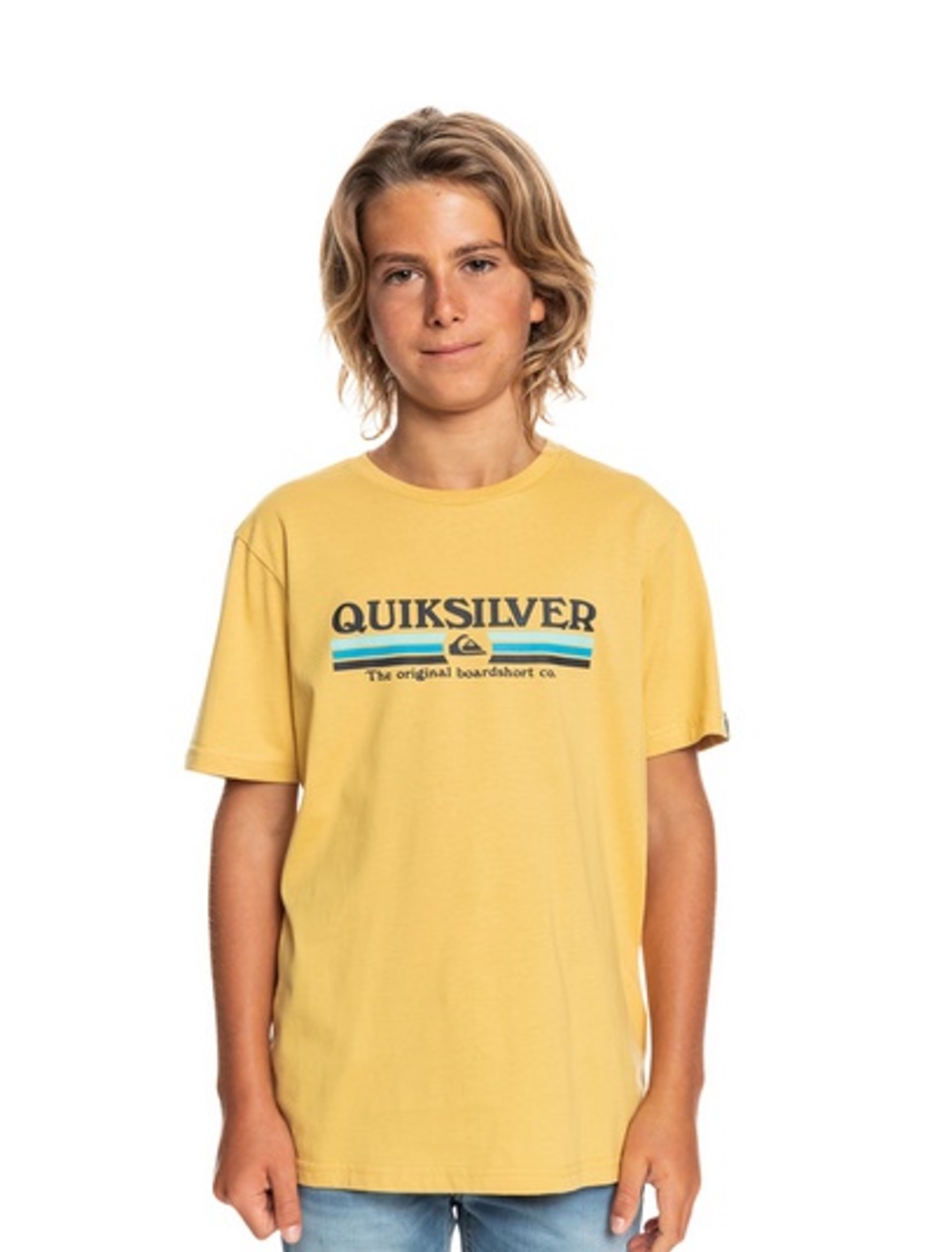 Quiksilver Kinder T-Shirt Lined Up gelb