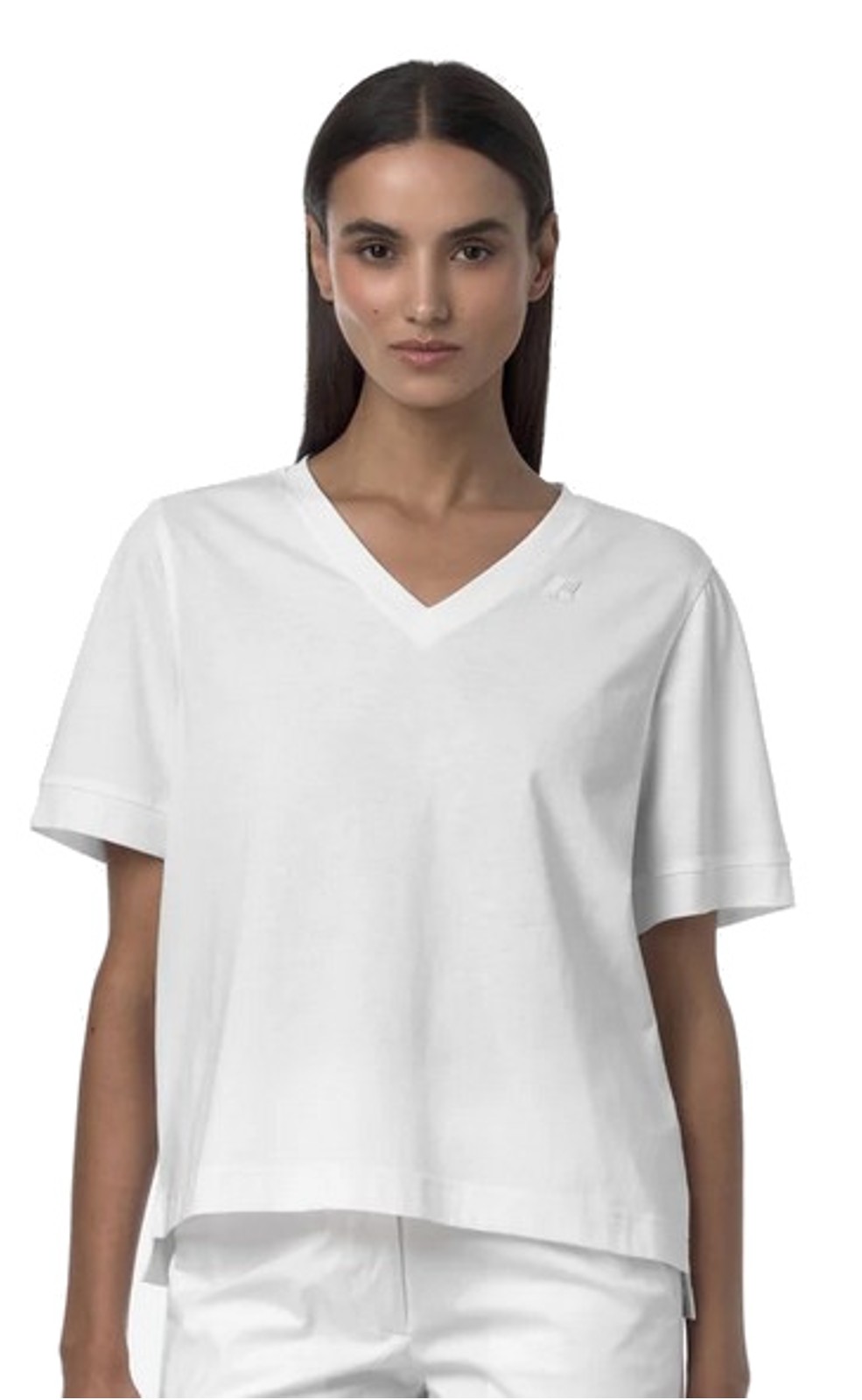 K-WAY Damen T-Shirt LEDA JERSEY white