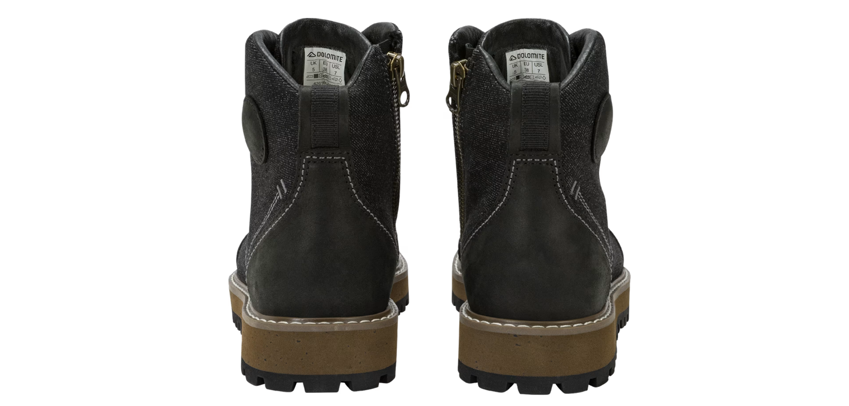 Dolomite 54 High Denim Schuh Black