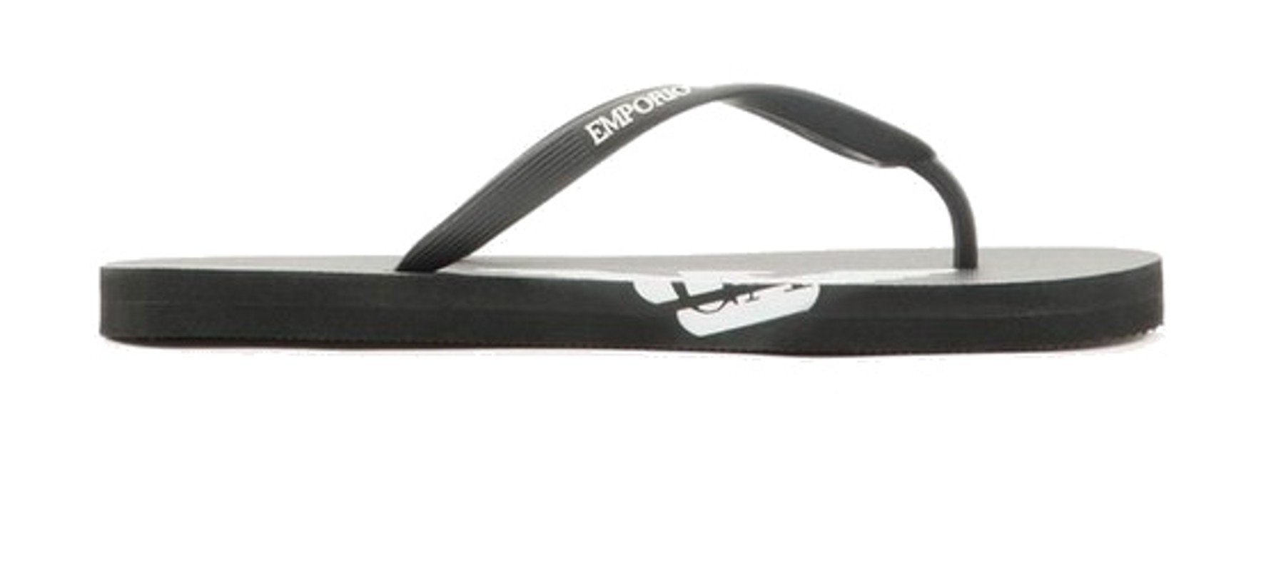 Armani Exchange Zehentrenner Slippers black