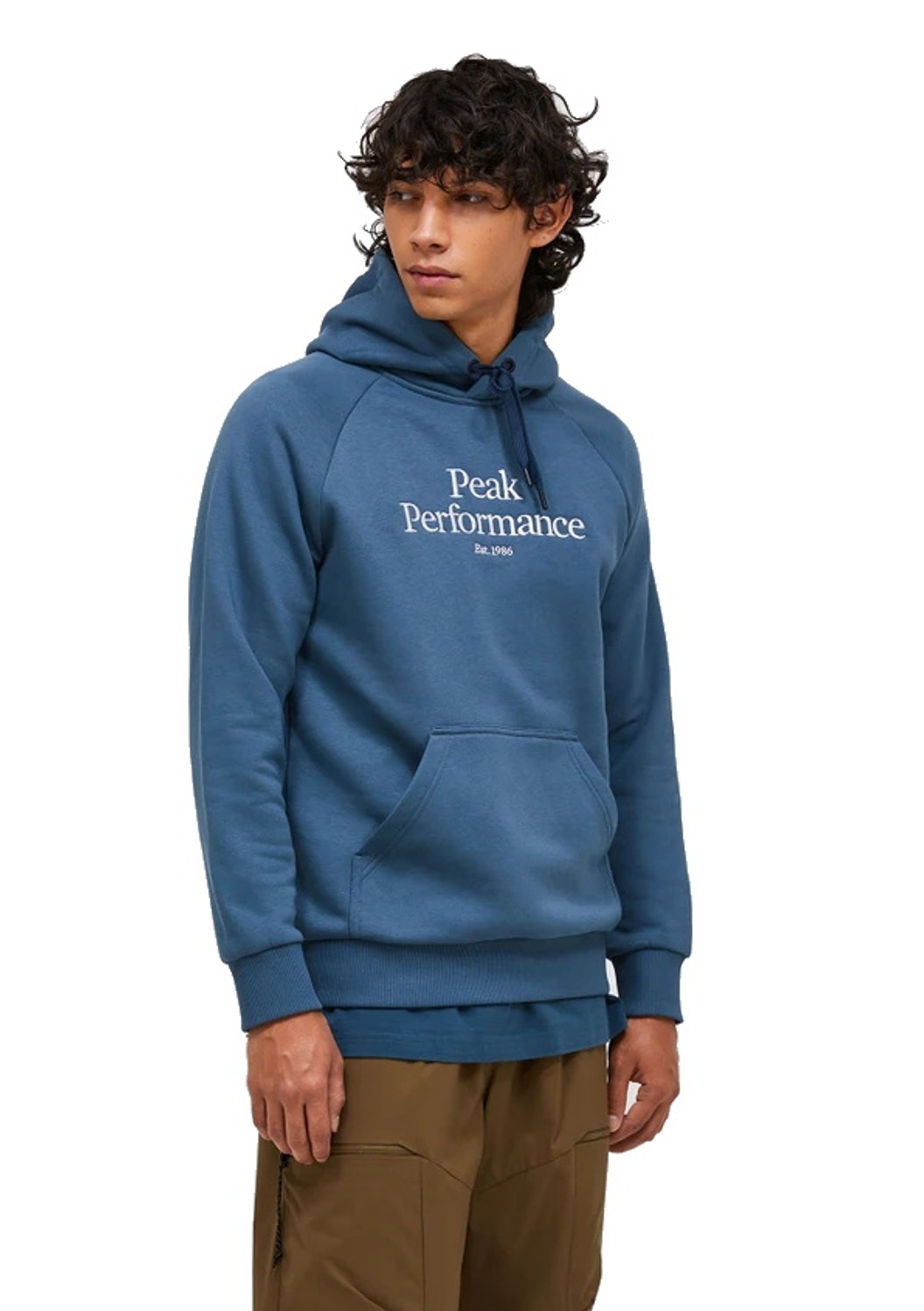 Peak Performance Herren Original Hood Olive Mountain Lake / Offwhite