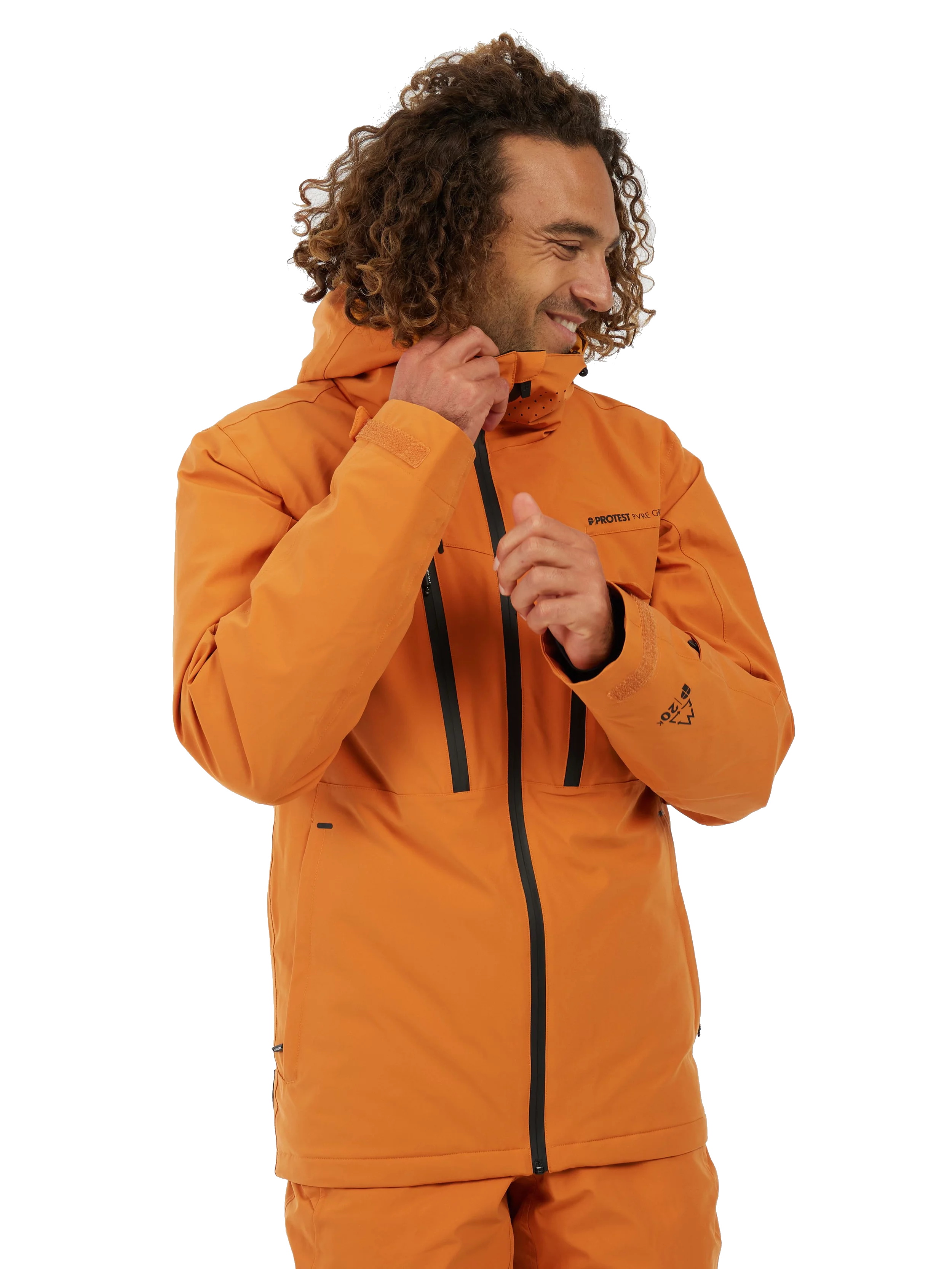 Protest Herren Skijacke PRTTIMOTHY Caramel Yellow