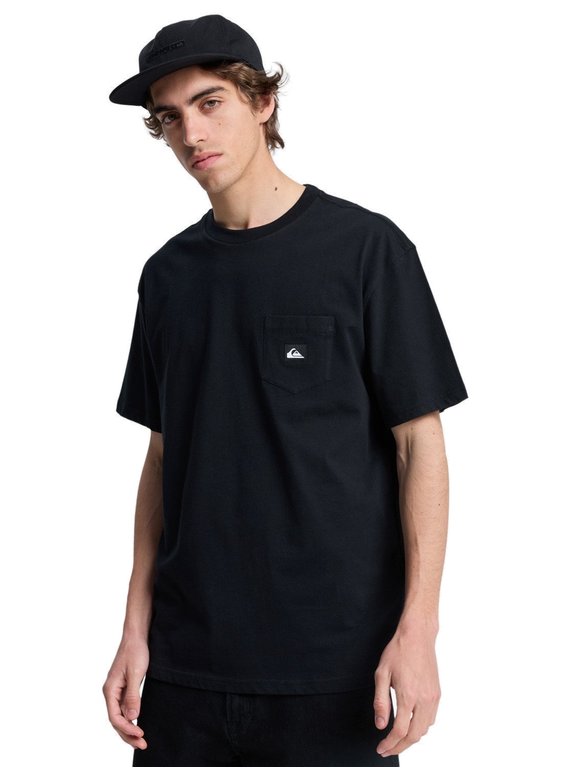 Quiksilver T-Shirt Salt Water Pocket Black