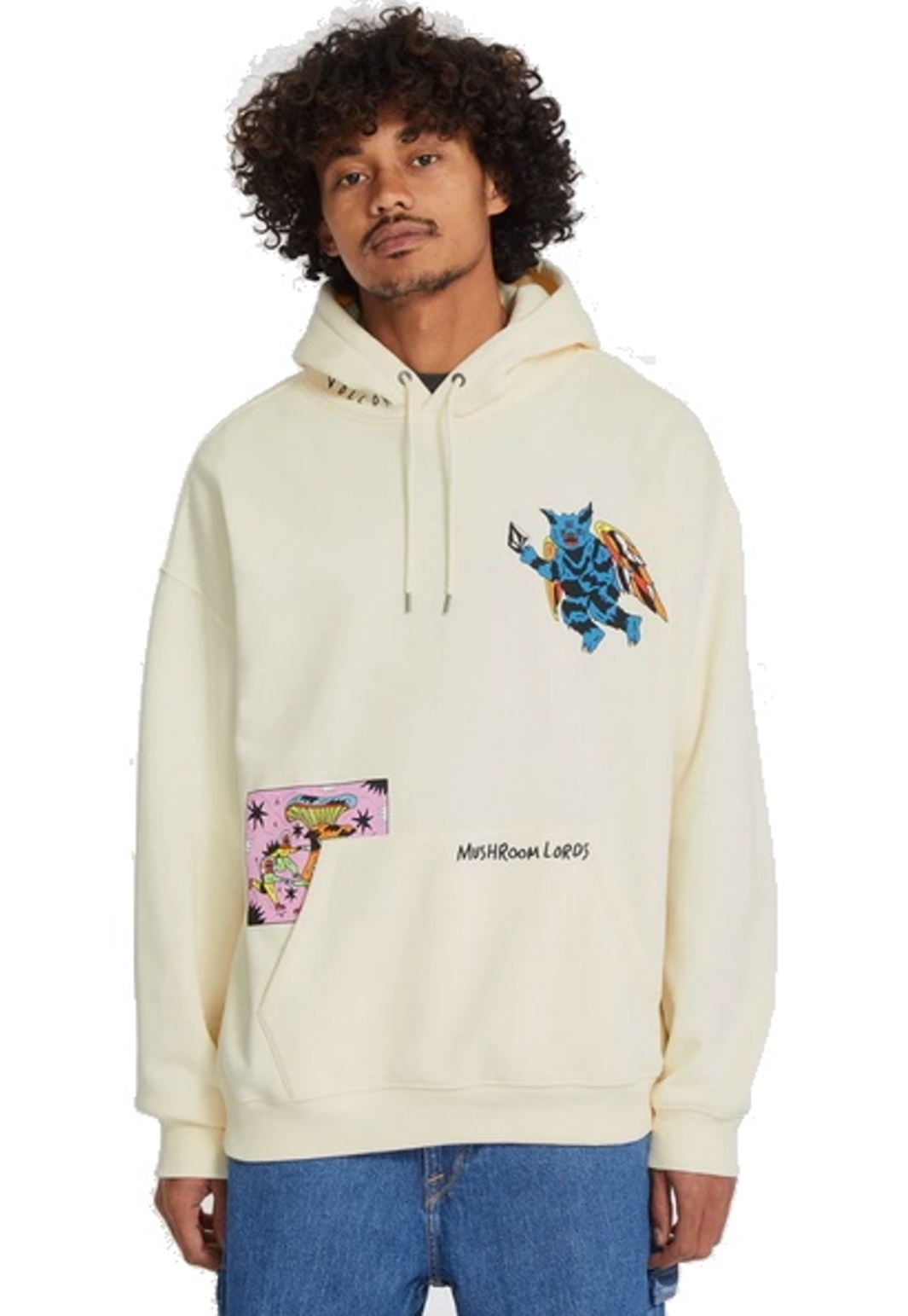 Volcom Kapuzenpullover Bob Mollema 2 Light Beige