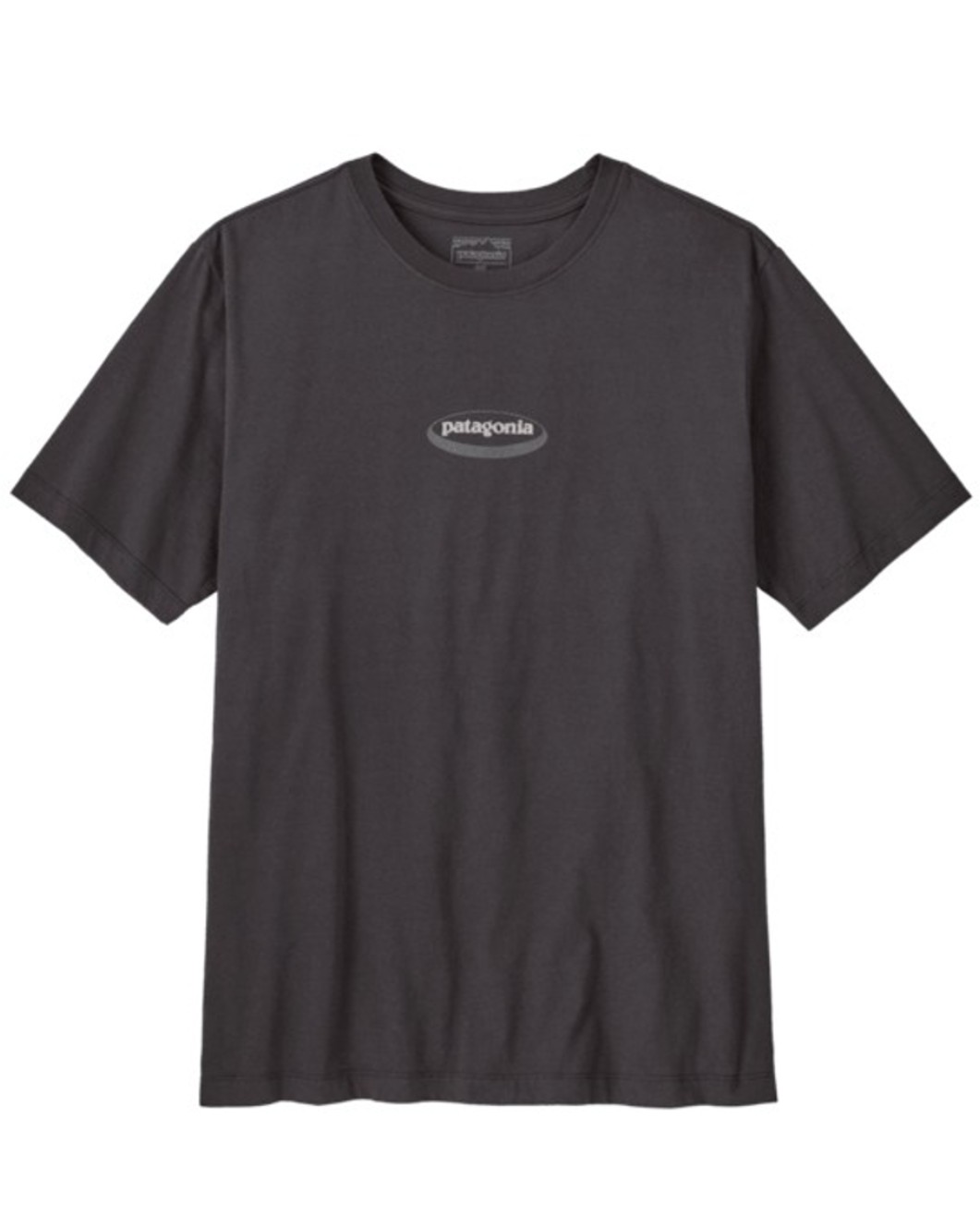 Patagonia Herren T-Shirt ´95 Oval Logo Ink Black