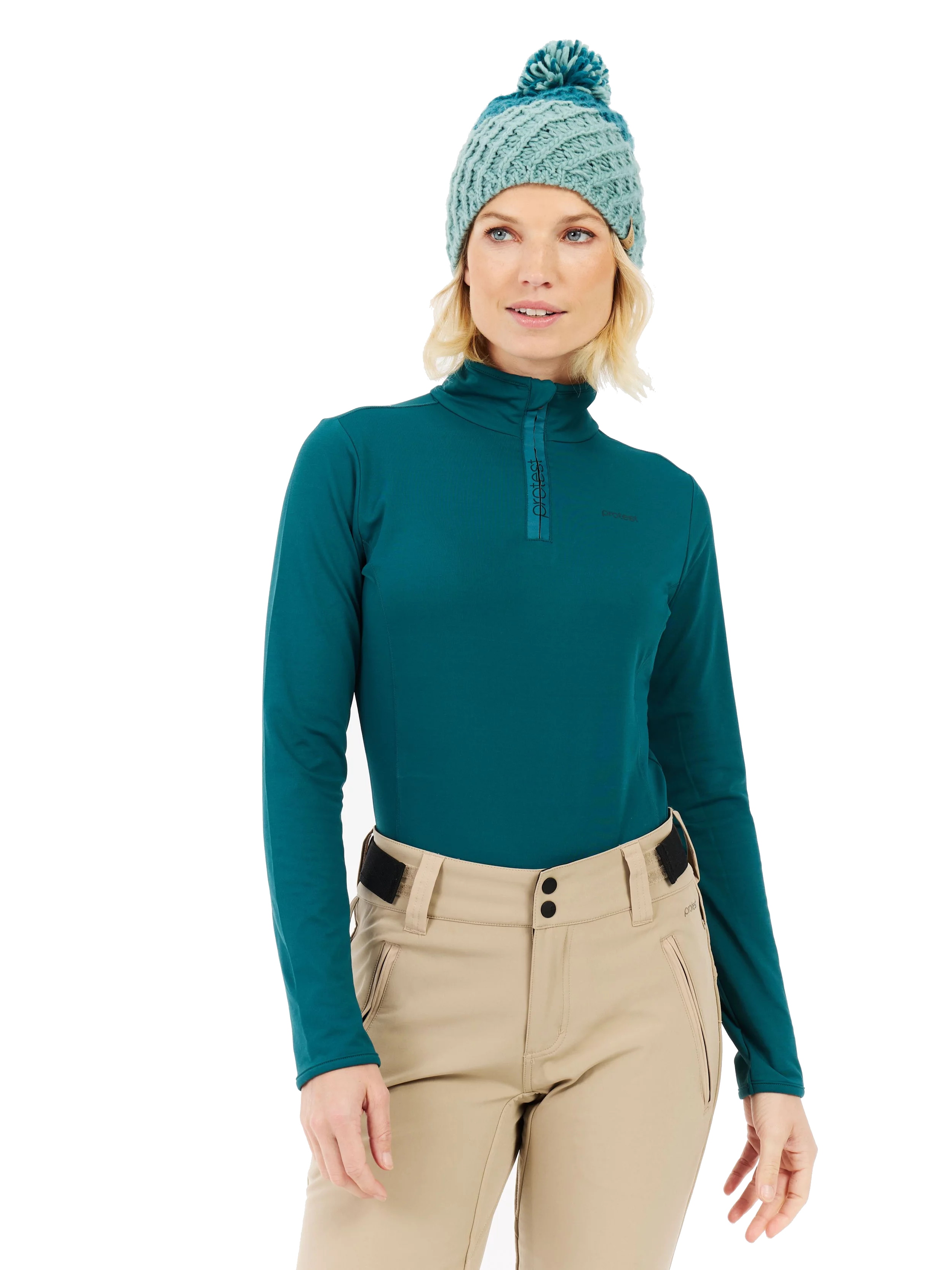 Protest Damen Funktionslayer REFABRIZ Rainstorm Blue