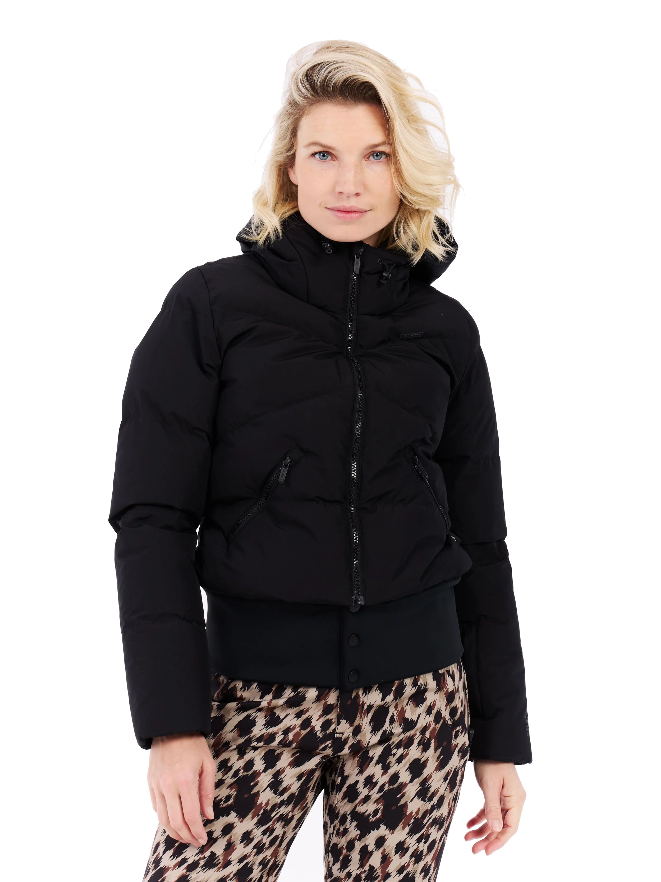 Protest Damen Skijacke PRTPreppy ZIP-SHIFT True Black