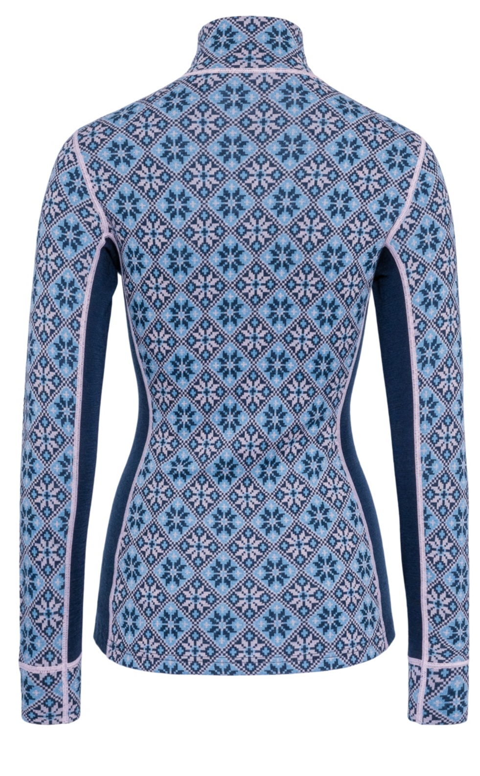 Kari Traa Merino Base Layer Rose Half Zip dark navy