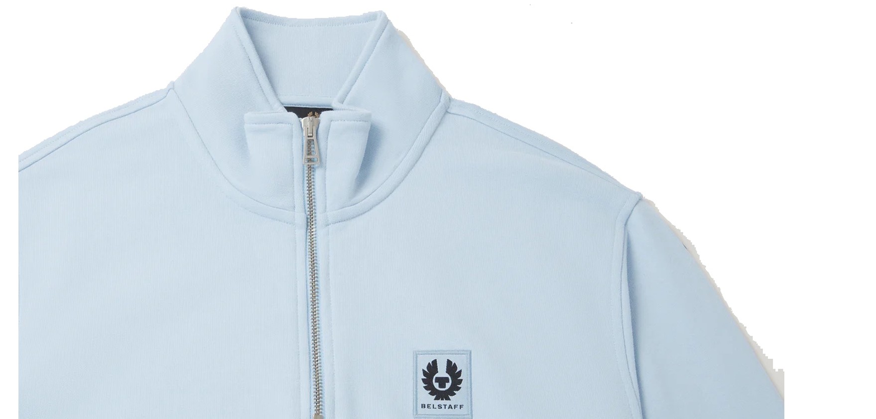 Belstaff Herren Sweatshirt 1/2 zip Sky blue