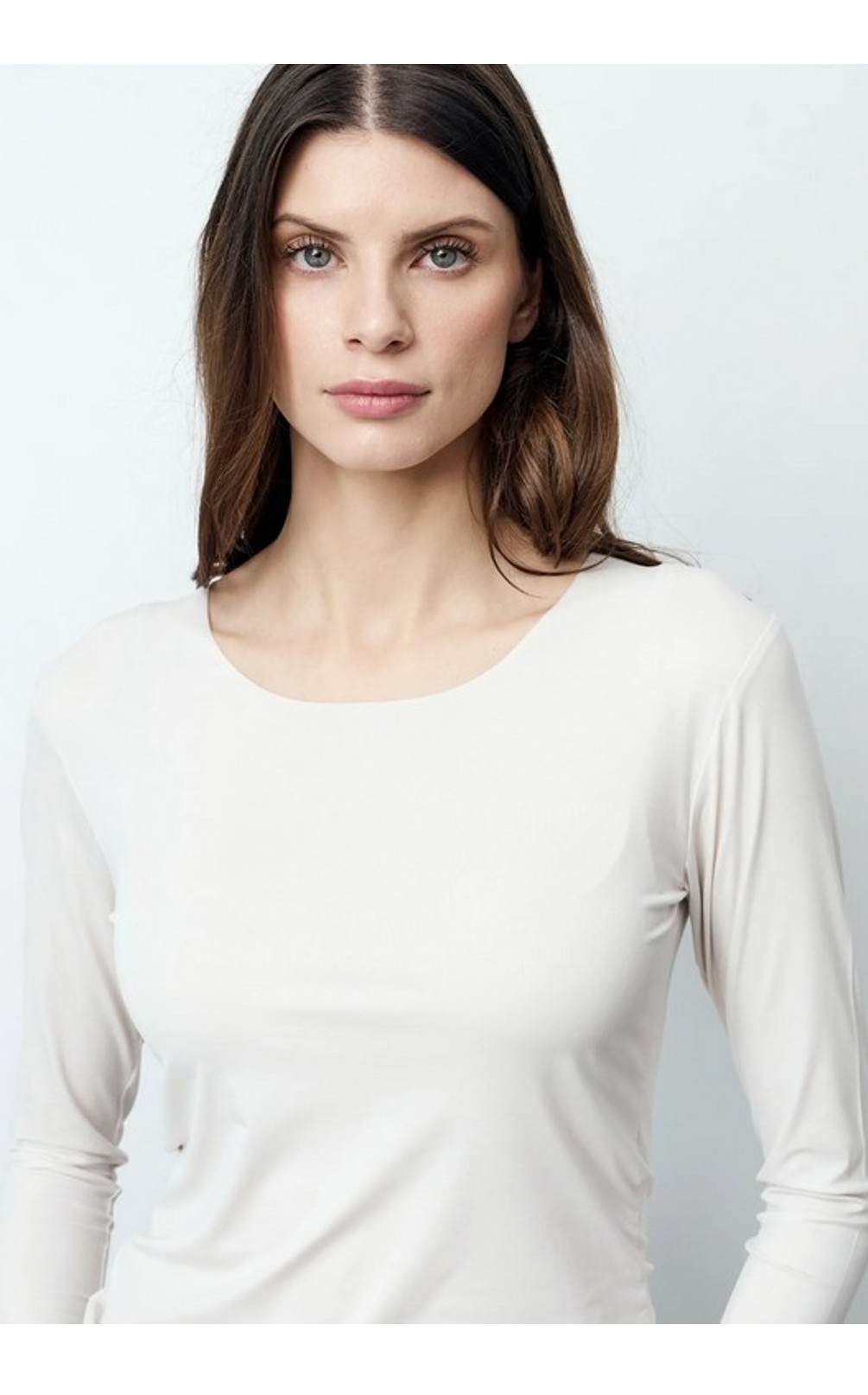 Fil Noir Langarmshirt GISELLE beige