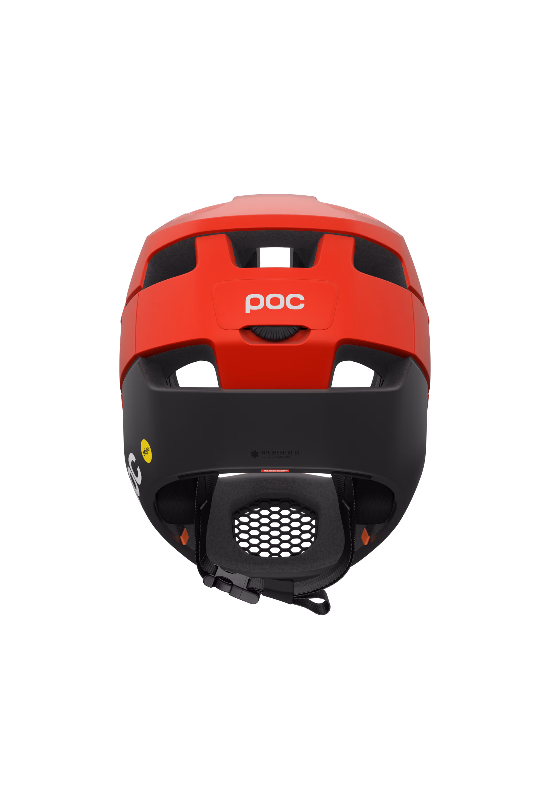 POC Fullfacehelm Otocon Race MIPS Prismane Red Matt