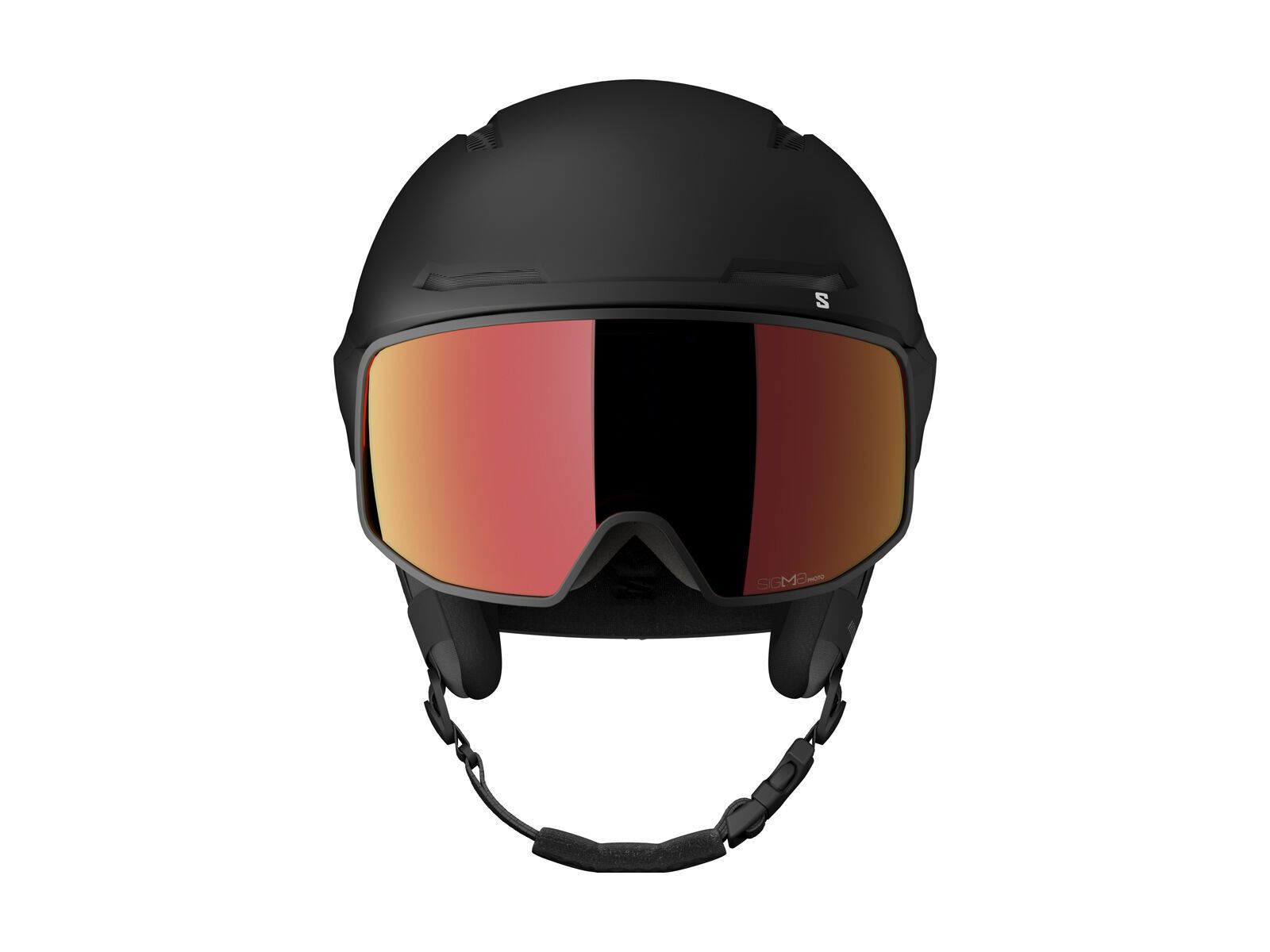 Salomon Visierhelm Driver Pro MIPS Sigma Photo Poppy Red / black