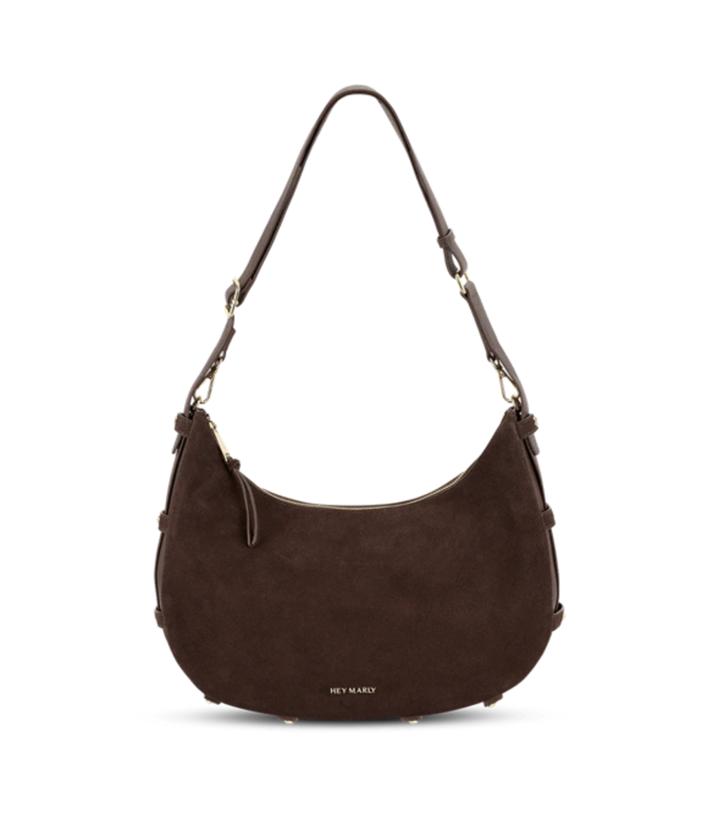 Hey Marly Lifetime Sister Suede M Coffee