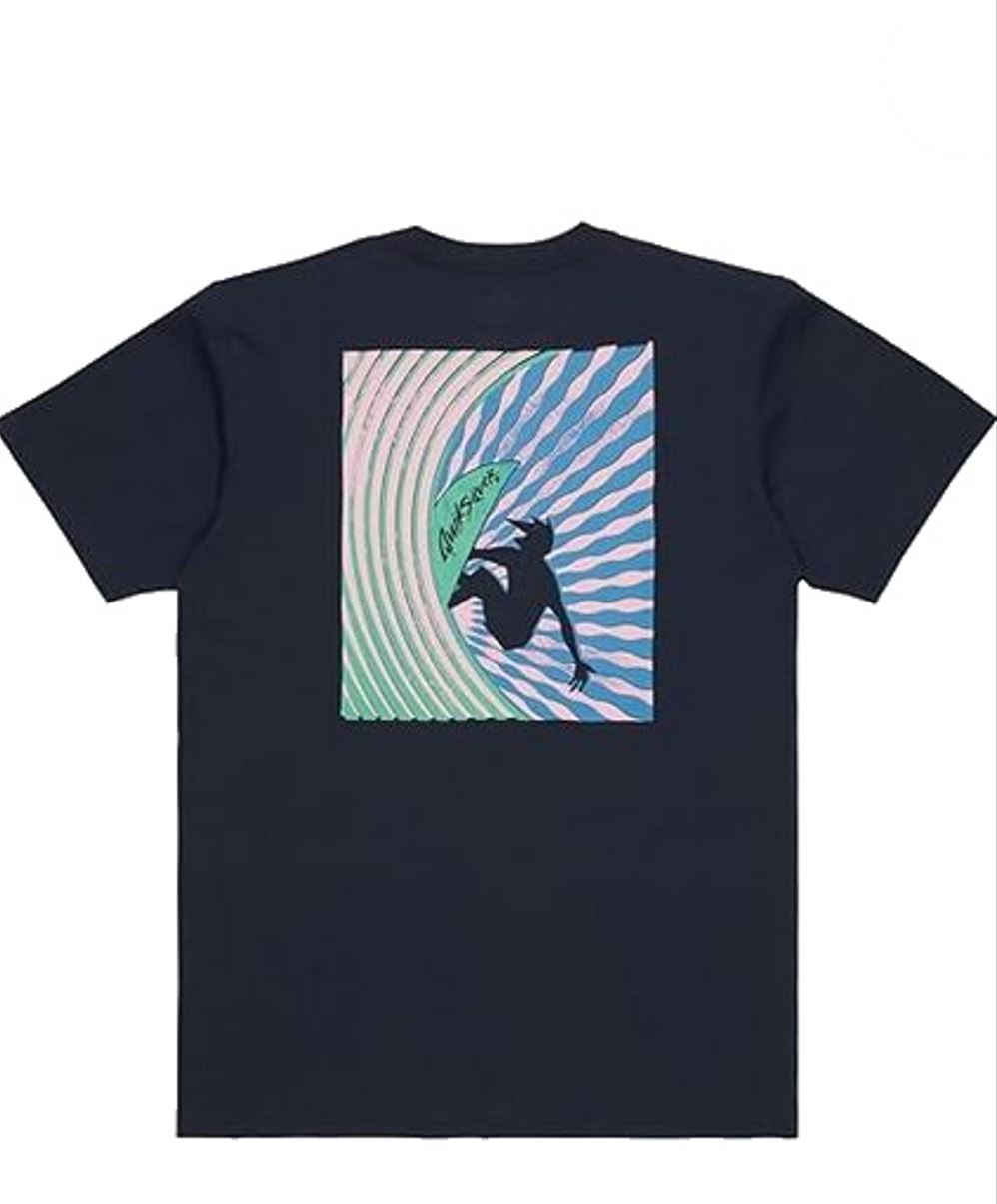 Quiksilver T-Shirt Window Pane Navy
