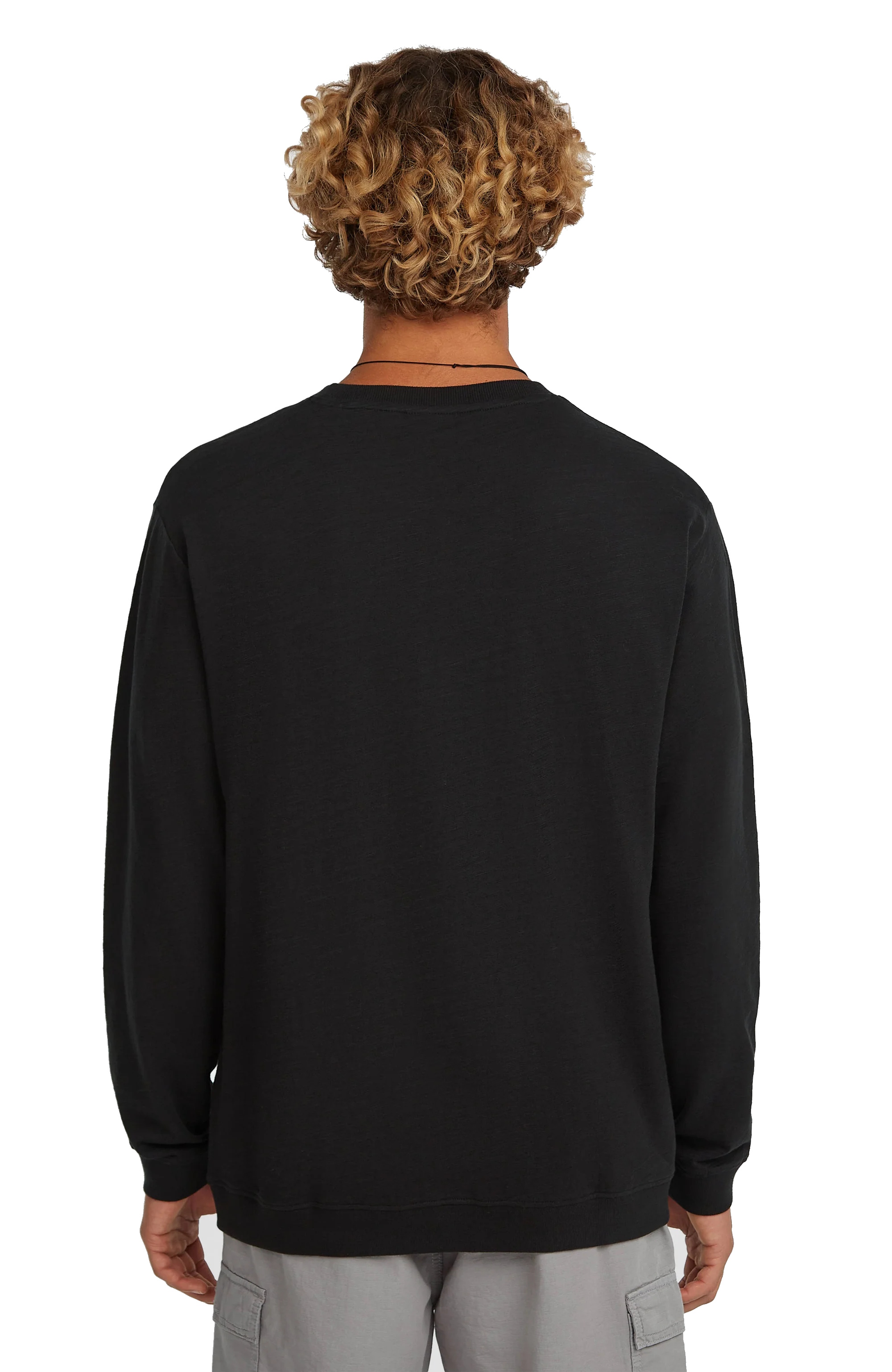 O'Neill Herren Longsleeve Slub Langarmshirt Black Out