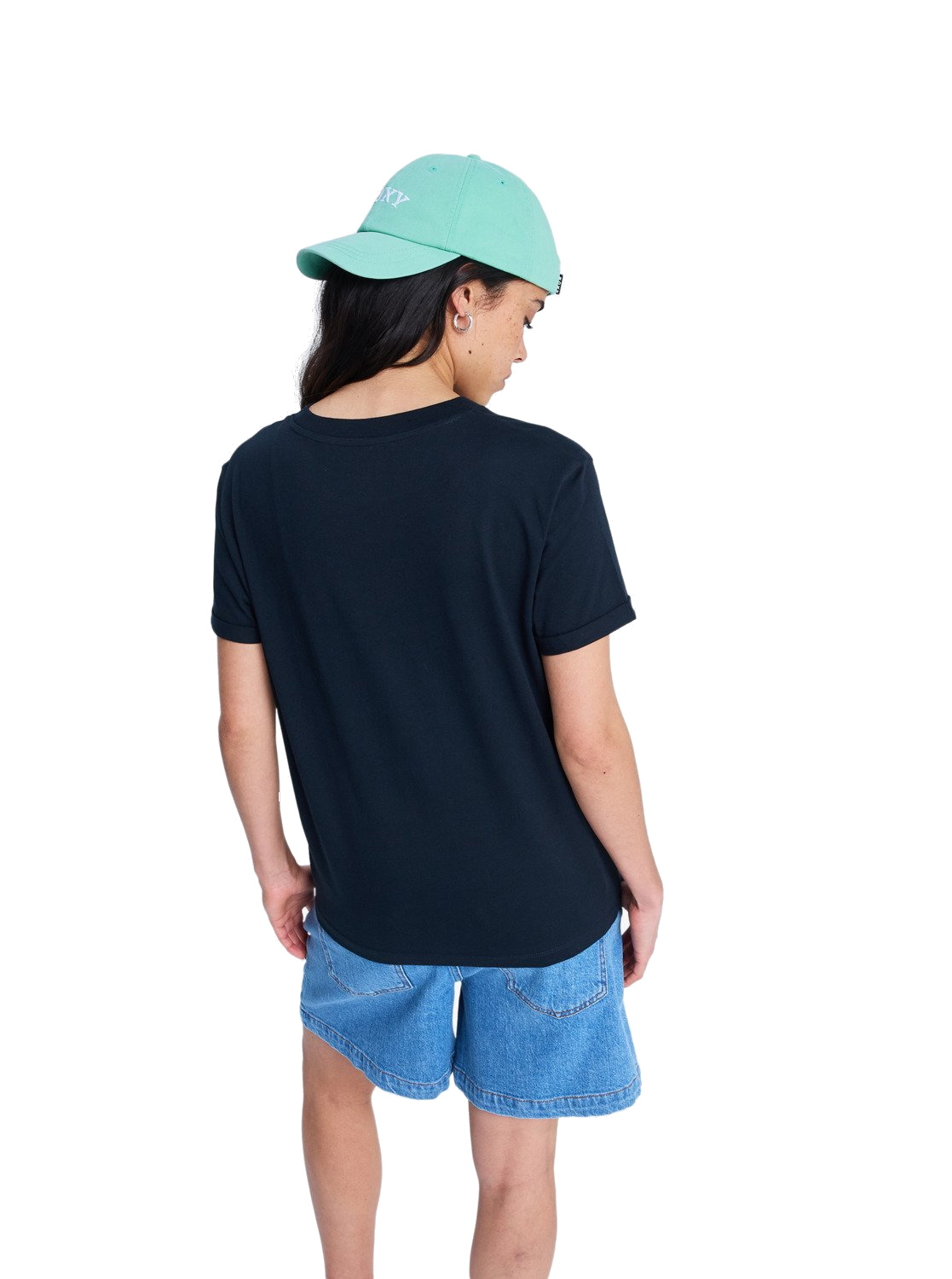Roxy Damen Shirt Oceanregular Poster Black