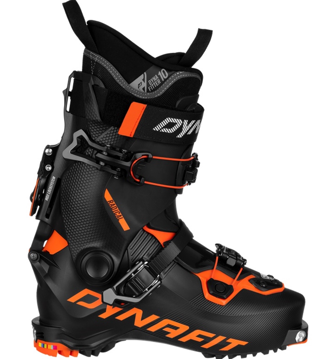 Dynafit Tourenskischuhe Radical Black/Fluo Orange