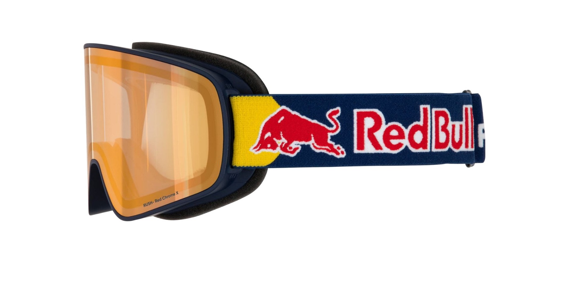 Red Bull Spect Schneebrille RUSH-14REX Matt Black Orange Gold Mirror