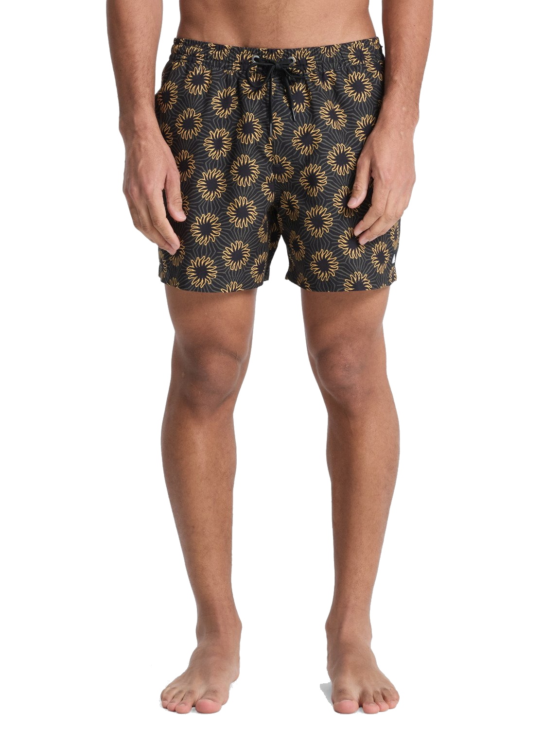 Quiksilver Badeshorts Everyday Printed Volley 15" Schwimmshorts Black Ocean Mayhem