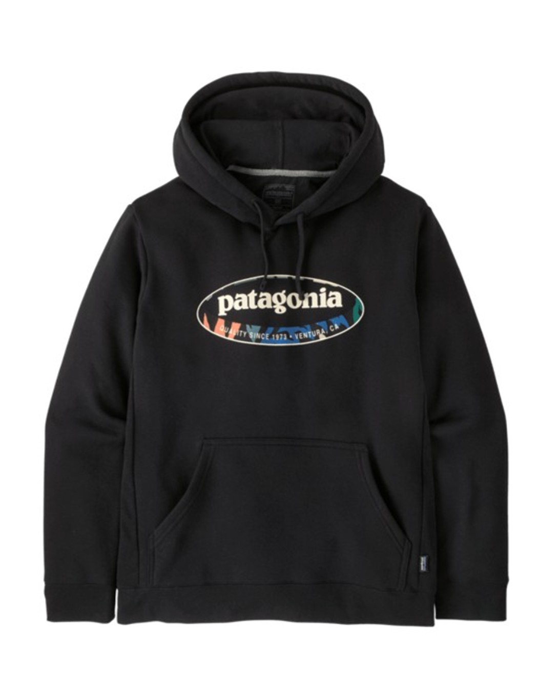 Patagonia Herren Logo Hoody ´95 Oval Logo Uprisal Black