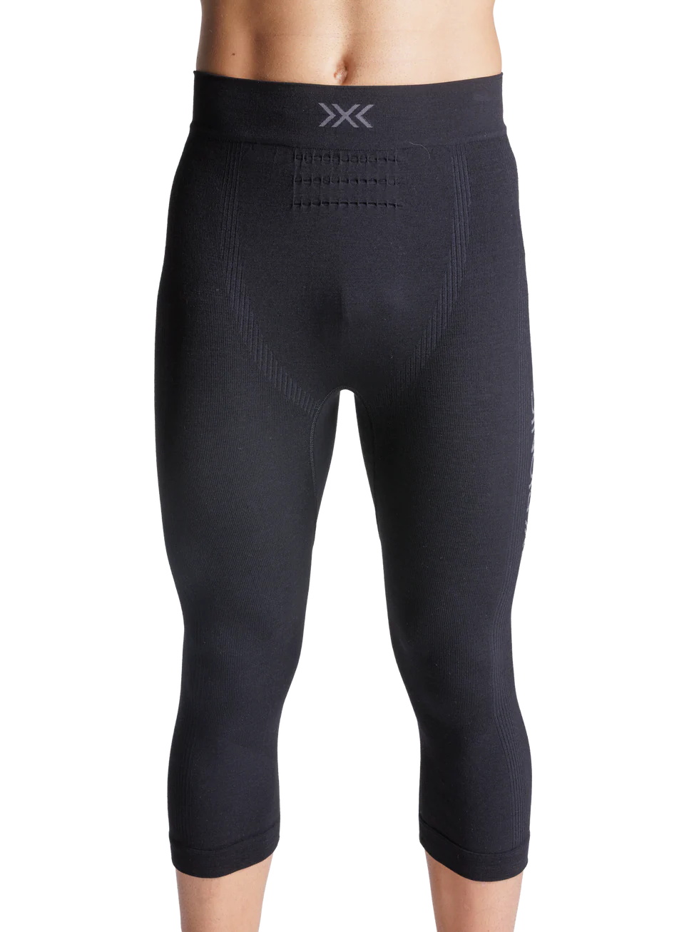 X-Bionic Herren MIGHTYWOOL PANTS 3/4 BLACK 