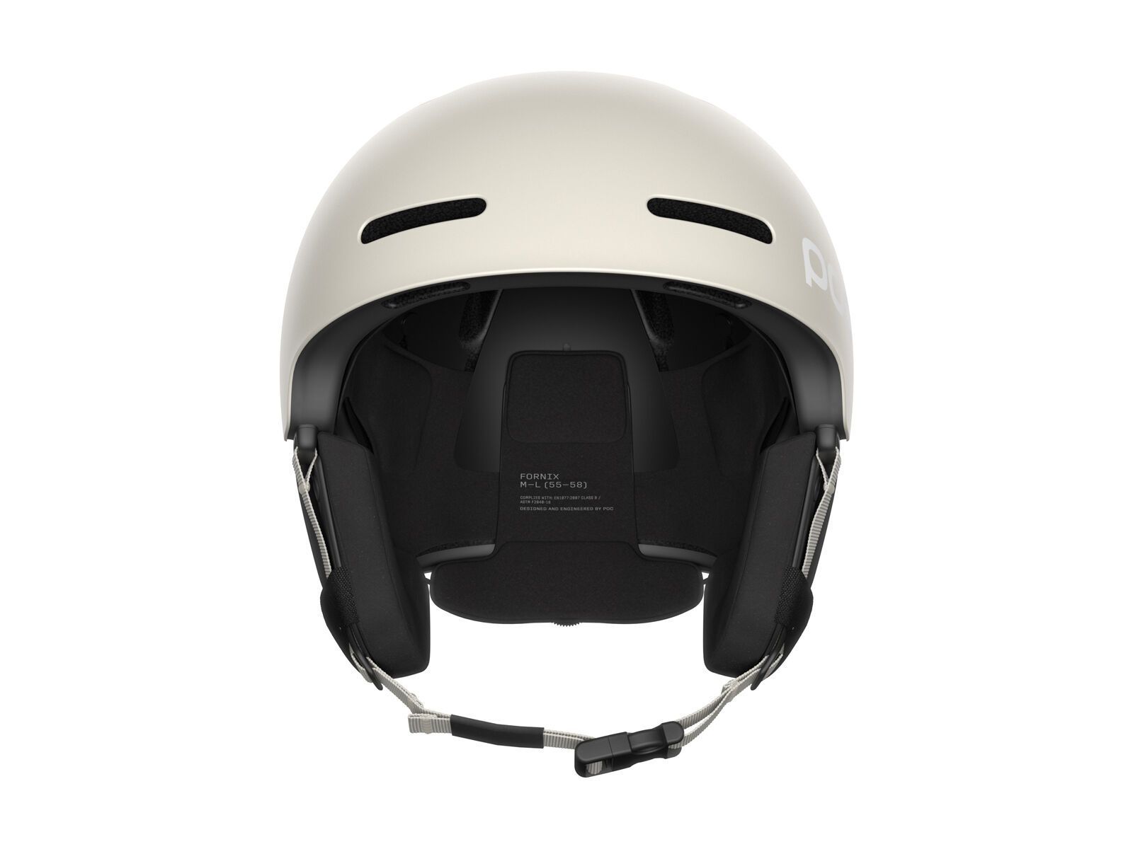 POC Wintersporthelm Fornix MIPS POW JJ mineral grey matt