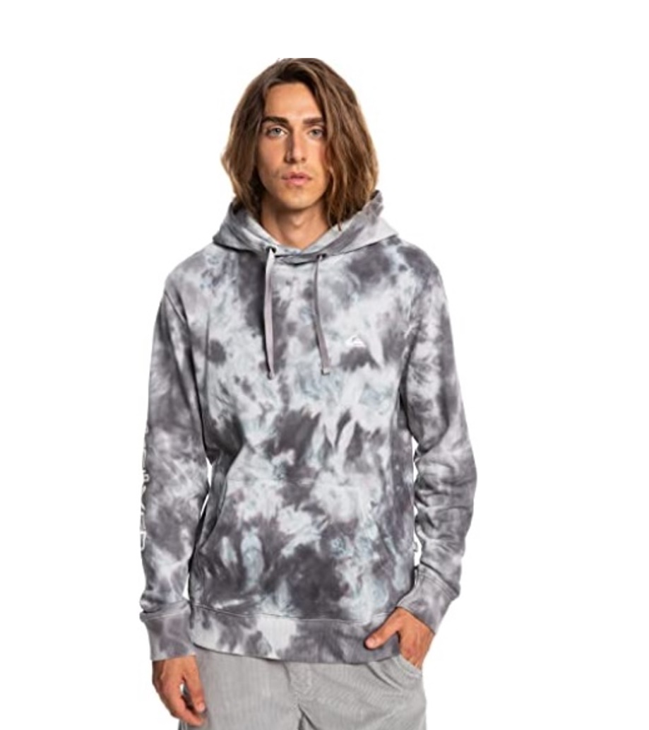 Quiksilver Hoody Natural Tie Dye Cloudy grau
