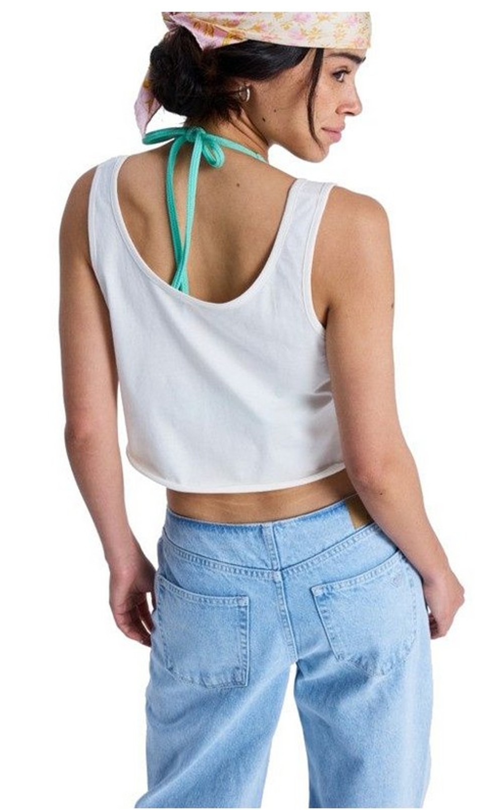 Roxy Damen Top Magic Sunset Crop Coconut Milk