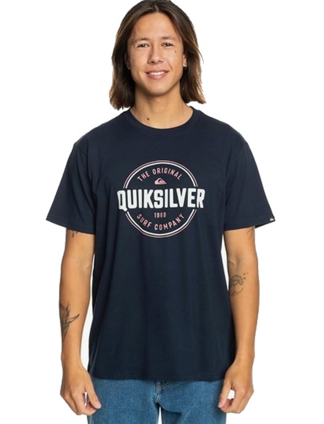 Quiksilver T-Shirt Circle Up blau