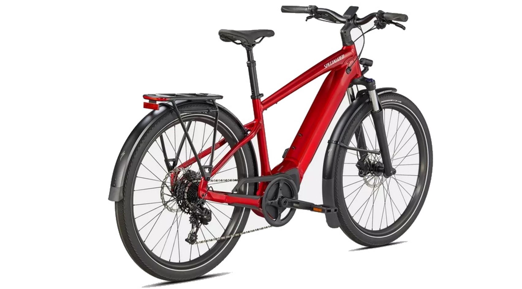 Specialized Turbo Vado 4.0 Urban Bike Red Tint / Silver Reflective