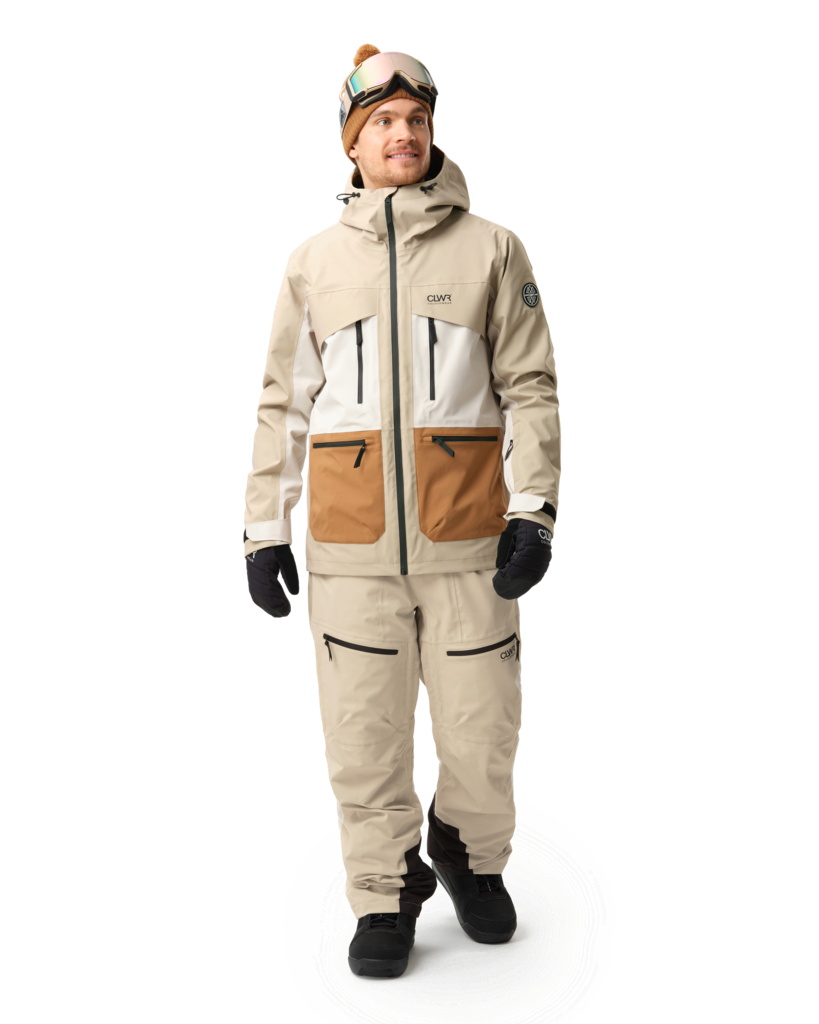 Colourwear Herren Transfer Jacket 3L Shell Jacke Sand