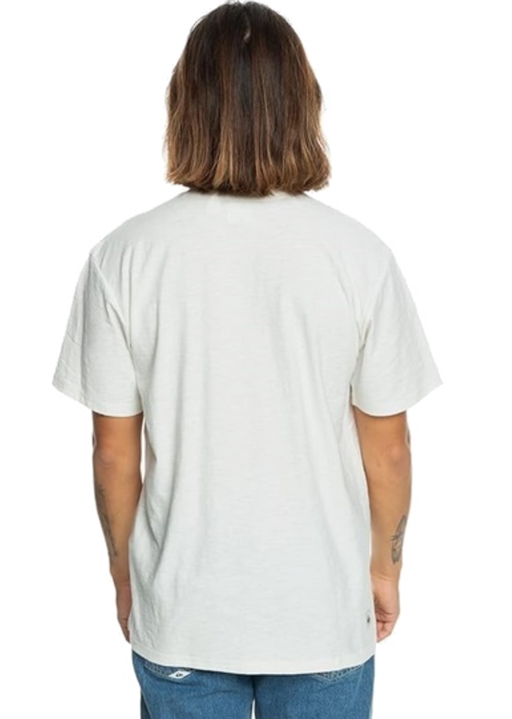 Quiksilver T-Shirt Slub Roundneck weiß