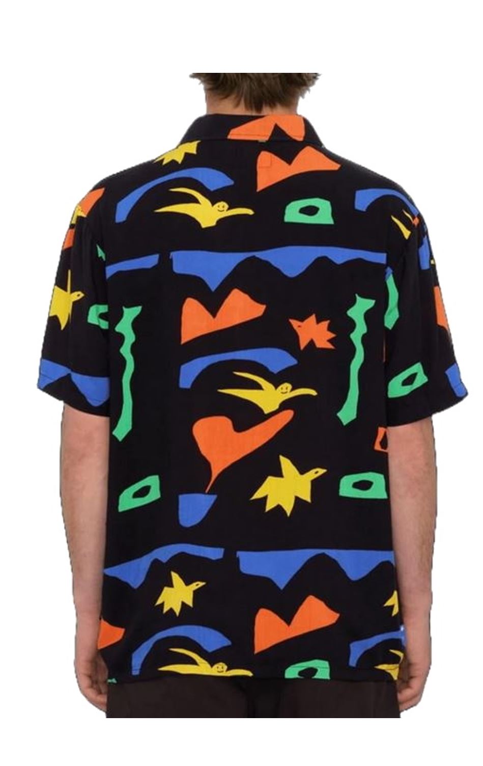 Volcom Herren Hemd Arthur Longo BLACK