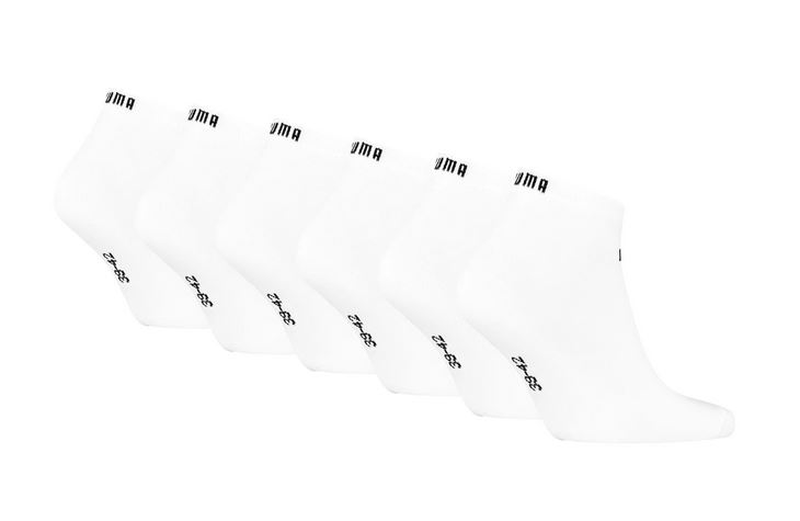 Puma ELEMENTS Sneakers Socken 6-Pack weiß