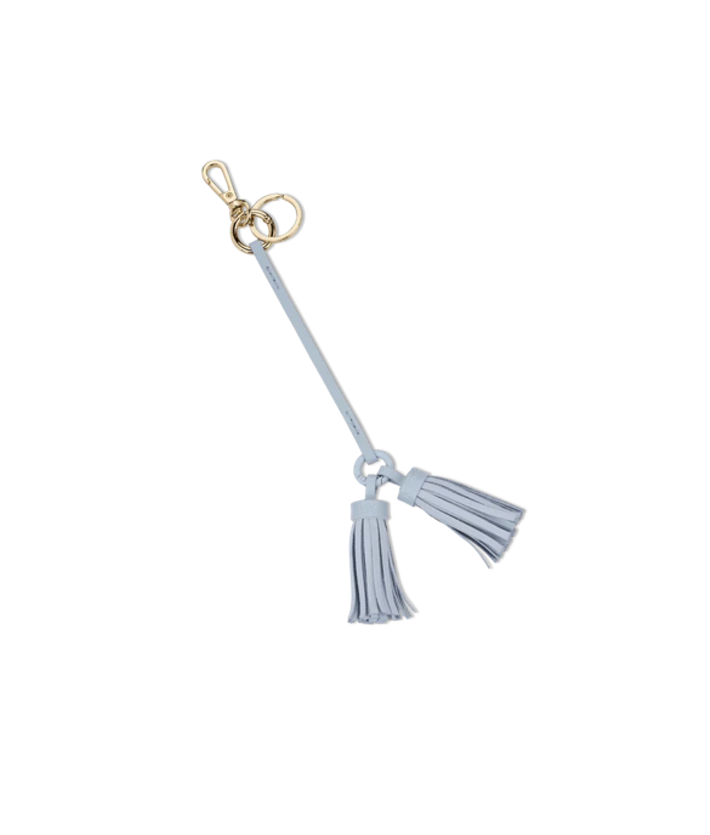 Hey Marly Bag Charm Tassle Schlüsselanhänger Blue Light