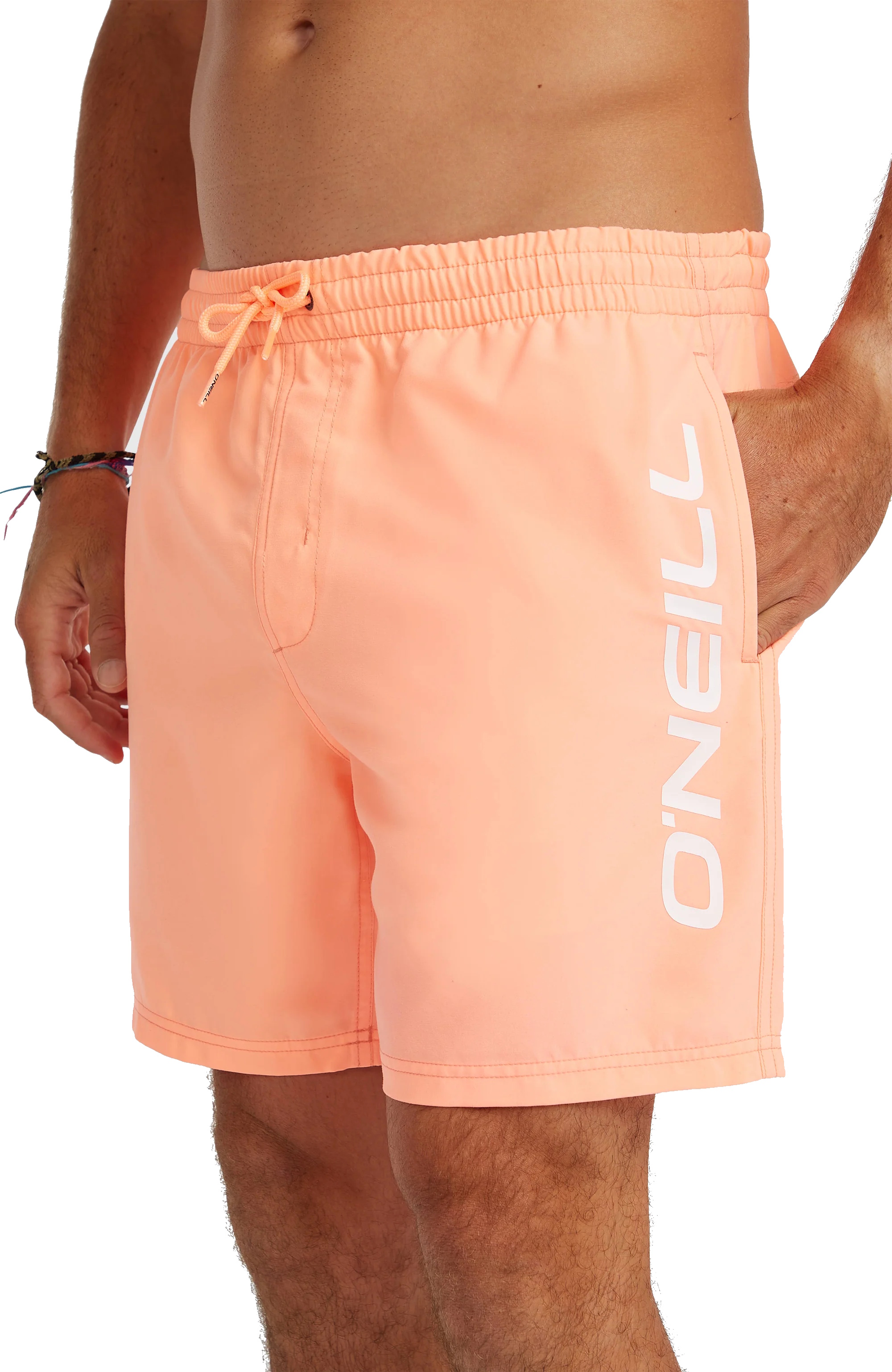 O'Neill Herren Badeshorts Logo 16" Badehose Funky Peach