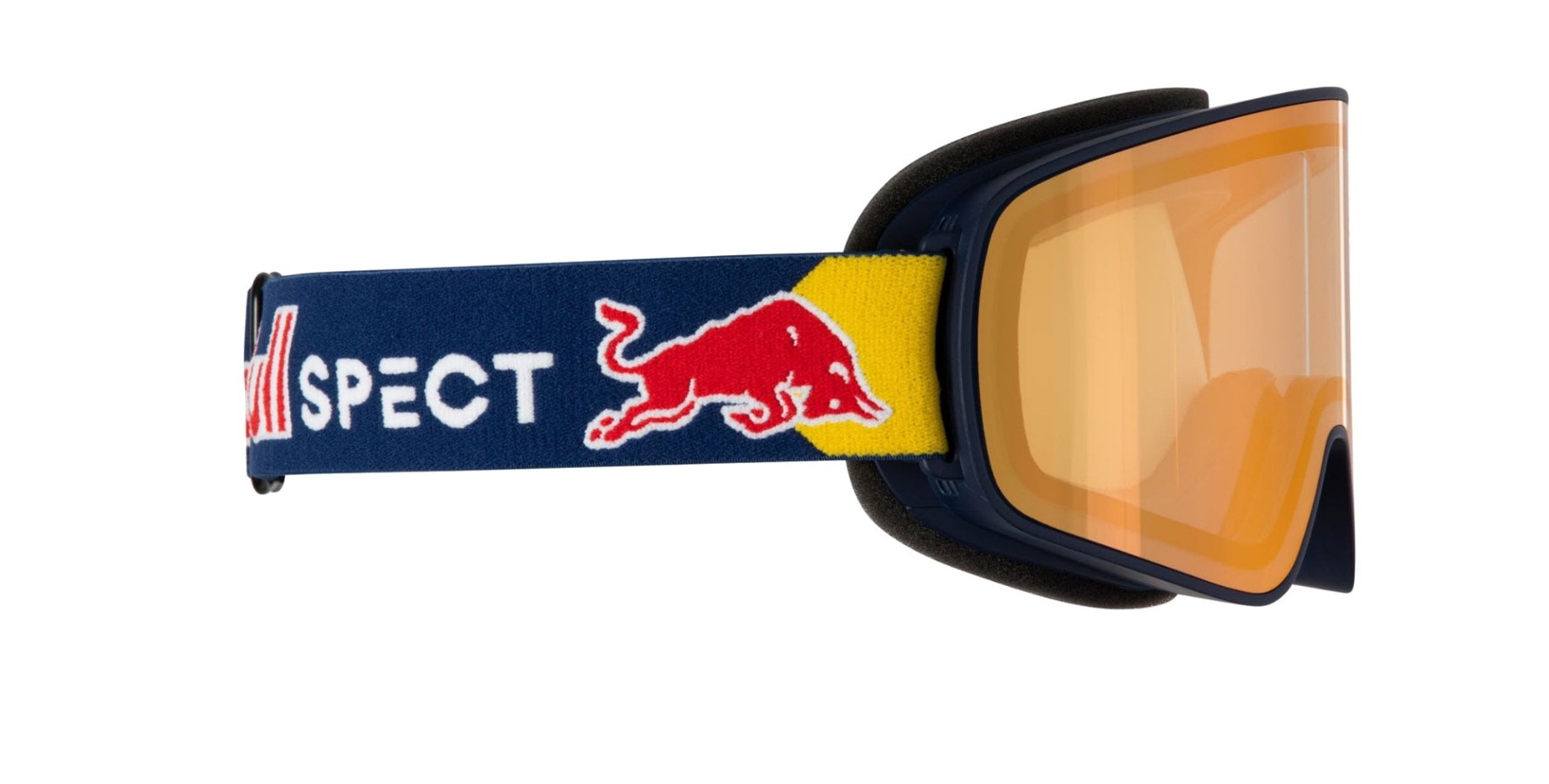 Red Bull Spect Schneebrille RUSH-14REX Matt Black Orange Gold Mirror