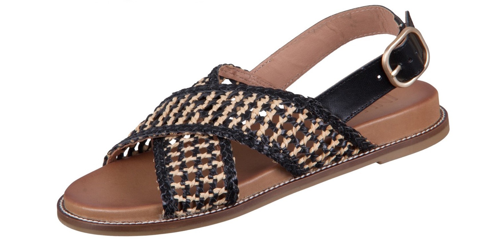 INUOVO Damen Sandale City H26229 black goat