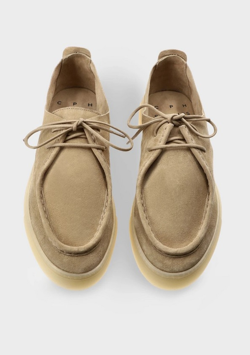 Copenhagen Herren Lace Up Shoe CPH172 Suede Sand