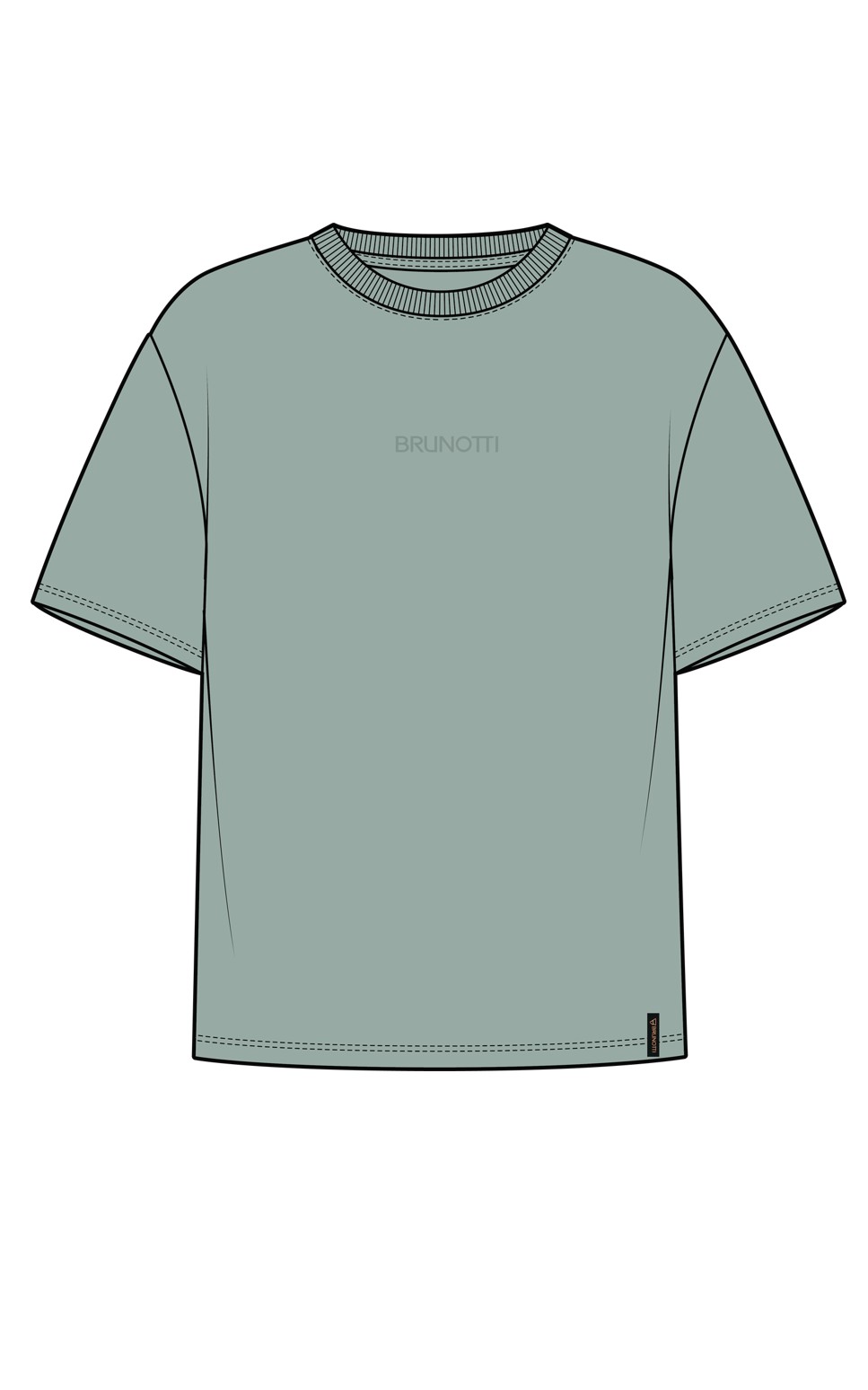 Brunotti Damen T-Shirt ESSERIES Aqua Grey
