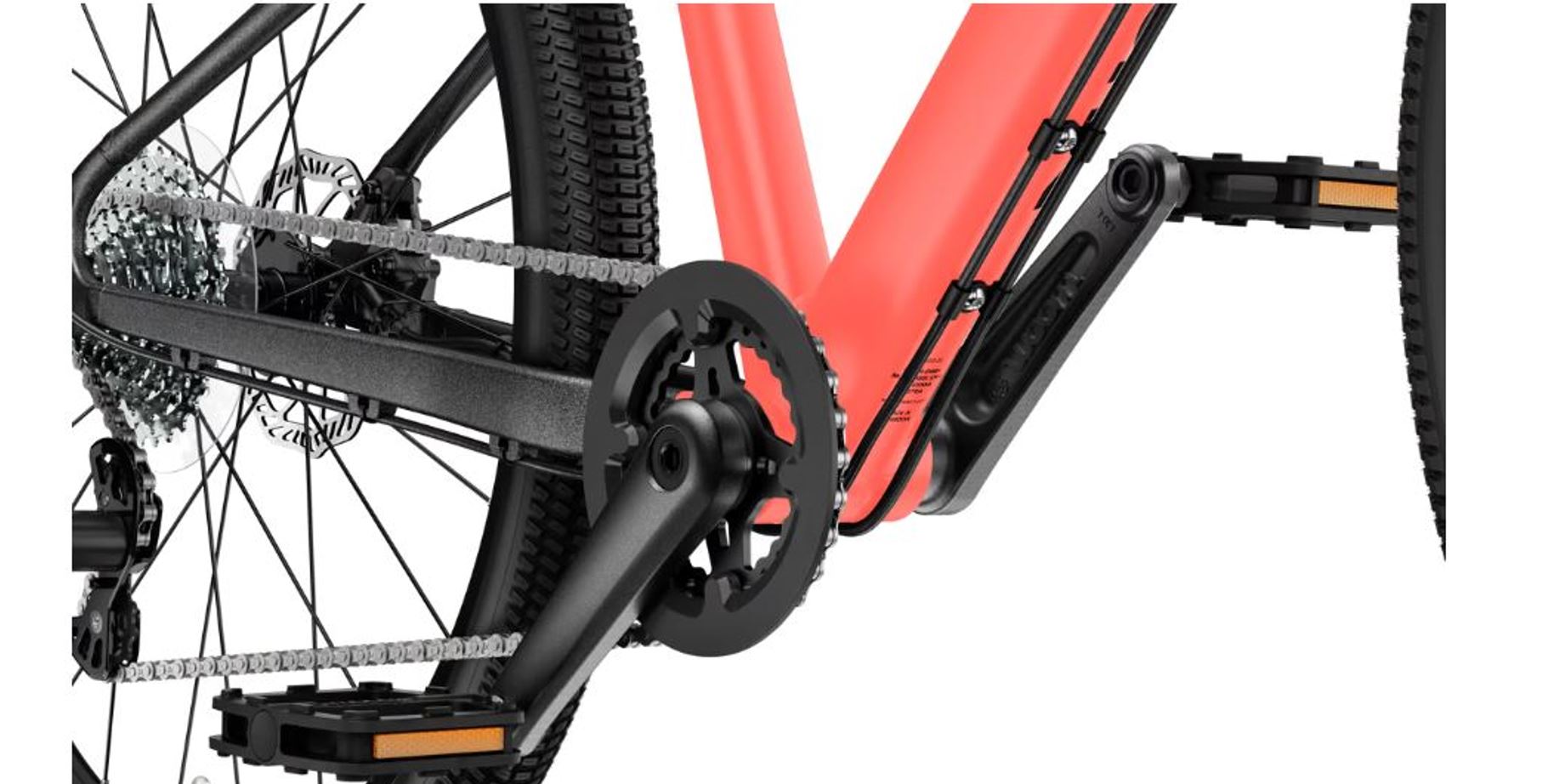 Woom Fahrrad Woom EXPLORE 4 neon coral 