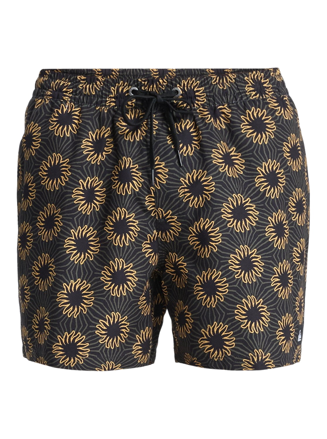 Quiksilver Badeshorts Everyday Printed Volley 15" Schwimmshorts Black Ocean Mayhem