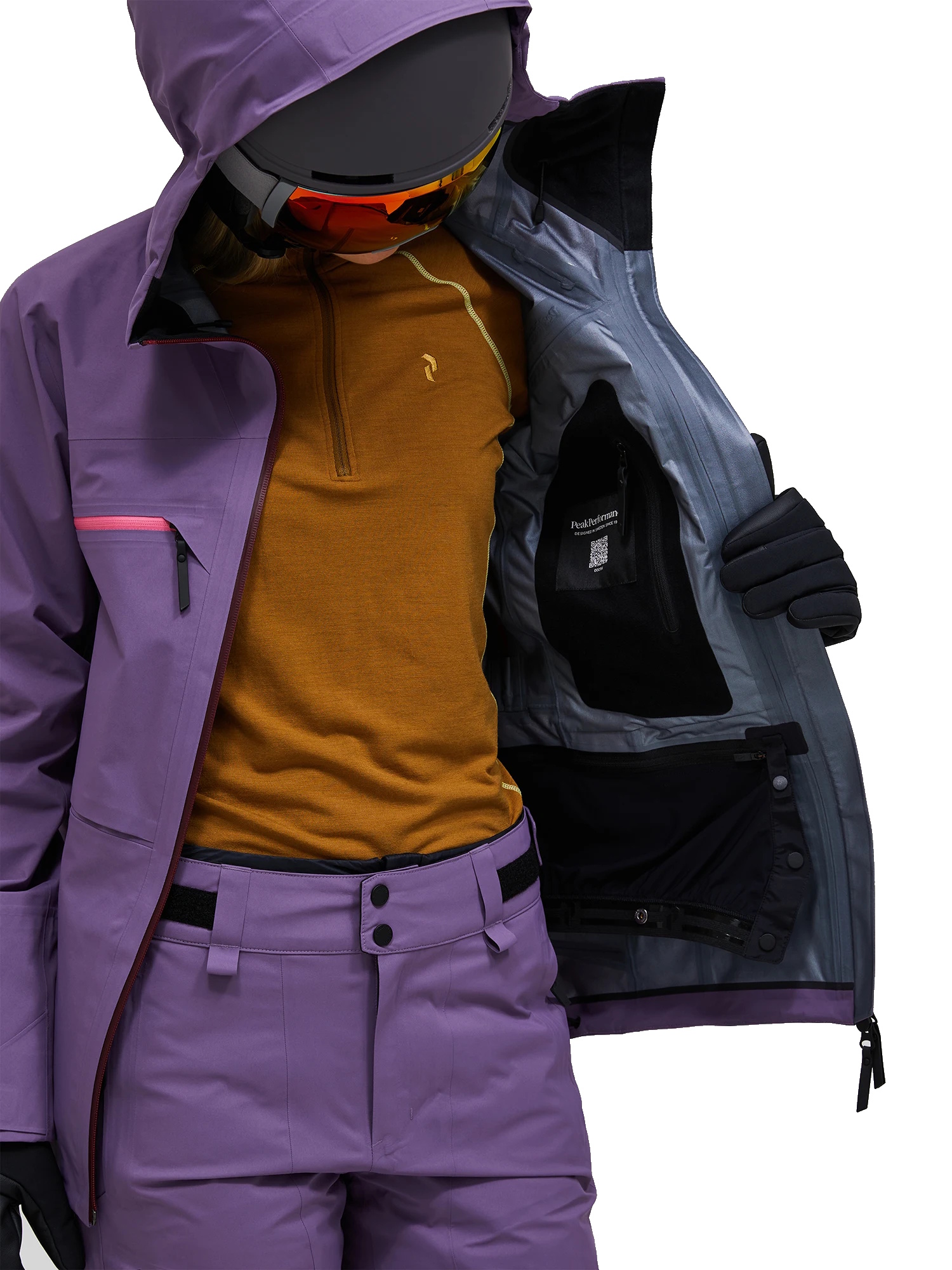 Peak Performance Damen Alpine GORE-TEX C-Knit™ 3L Shell Jacke Montana grape