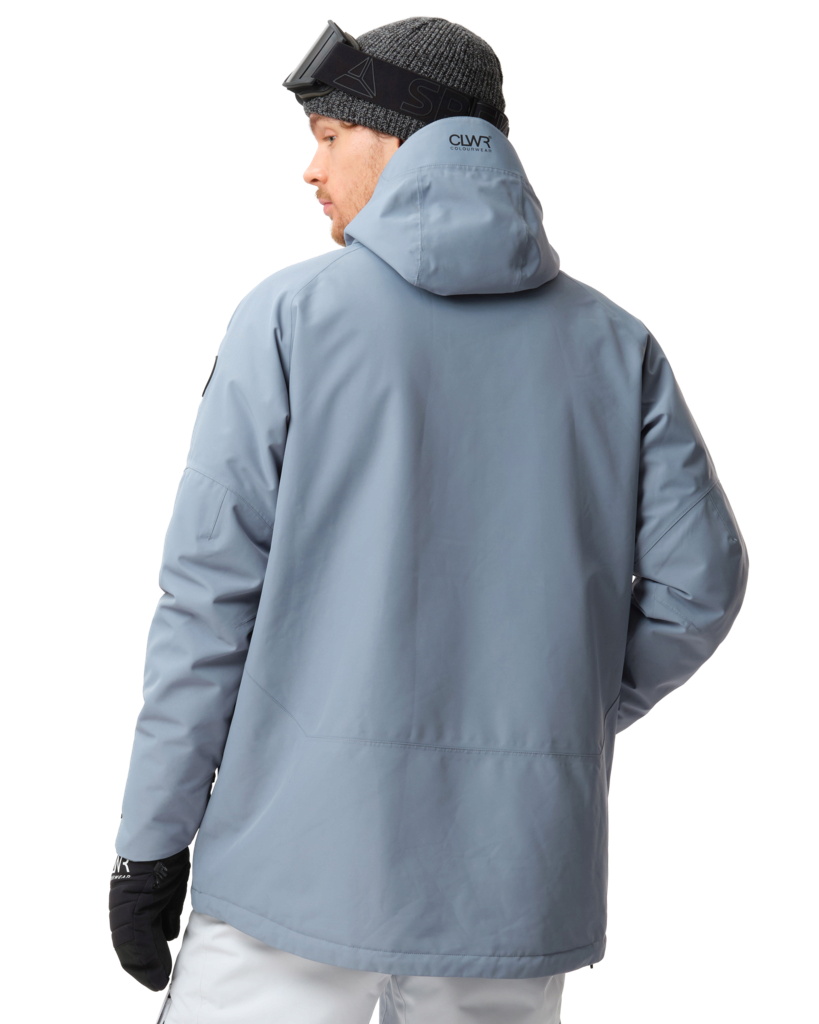 Colourwear Herren Signature Anorak Grey Blue 