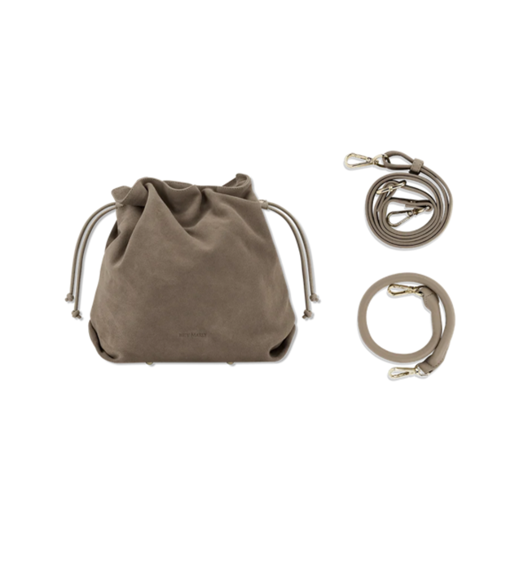 Hey Marly Cool Companion Suede M Mocha
