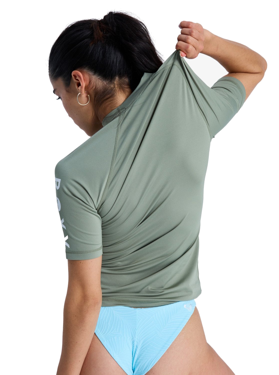Roxy Rashguard Whole Hearted Shirt Oil Green