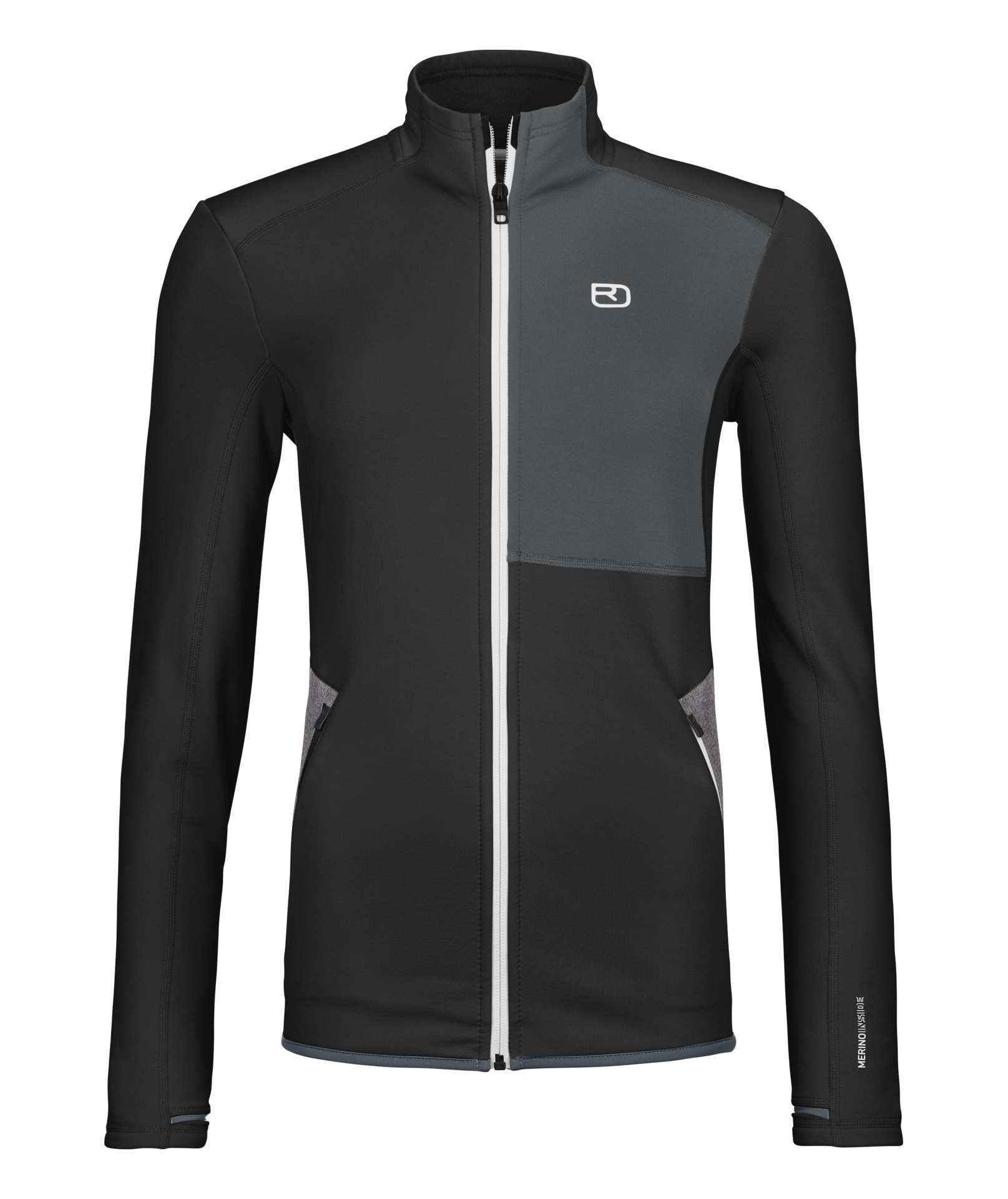 Ortovox Damen FLEECE JACKE black raven