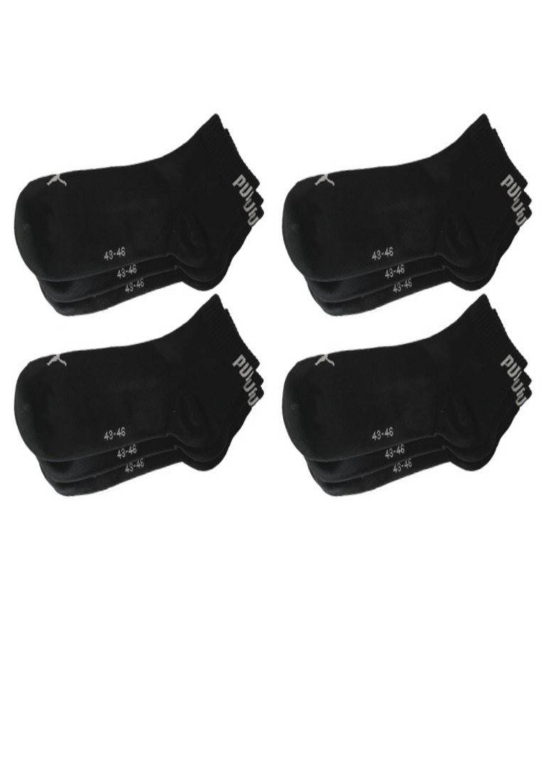 Puma Quarter Socken 12-Pack schwarz 2.0